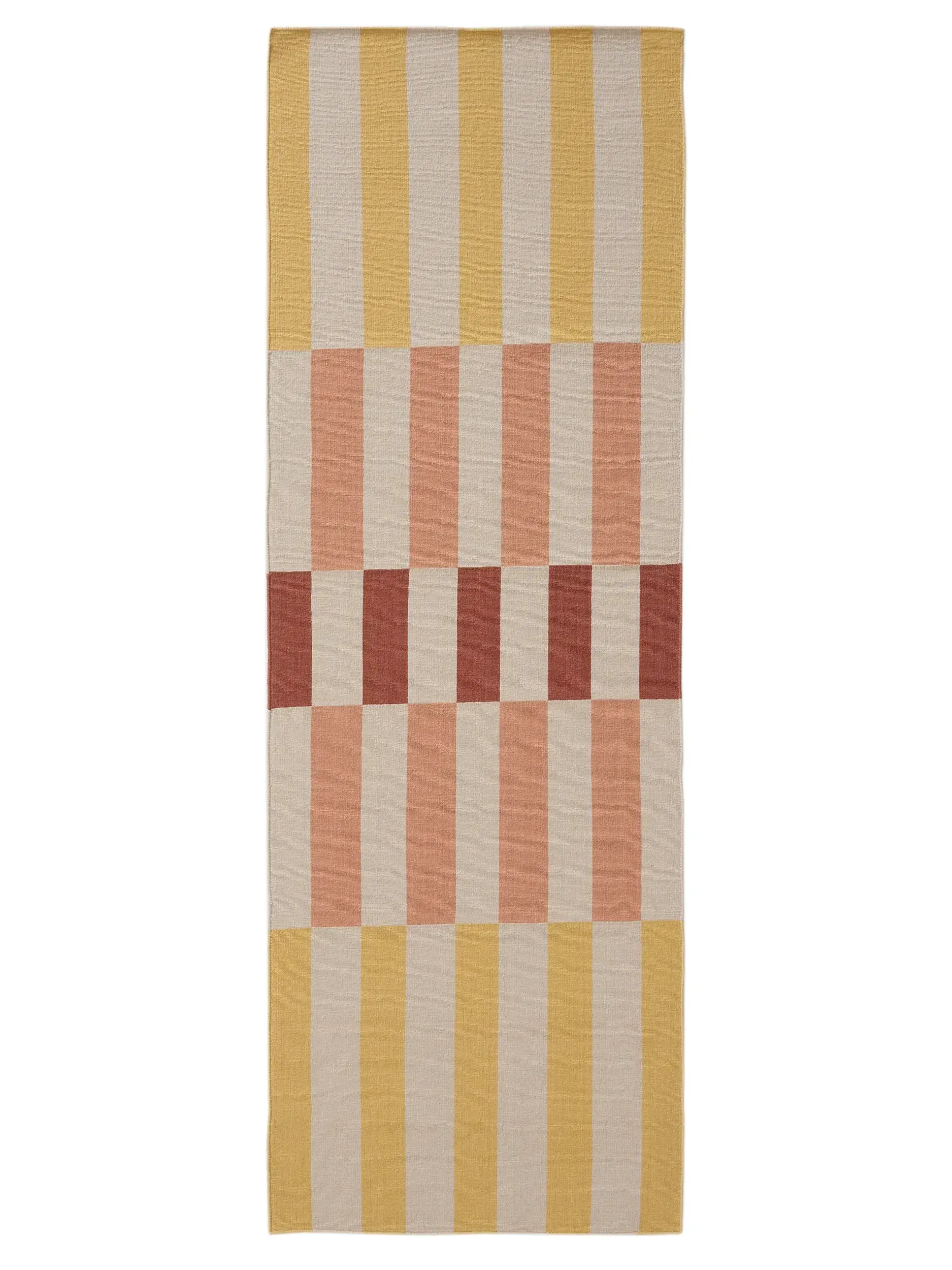 Teppich aus 100% Wool in Yellow mit 100% Wool hohem Flor von benuta Nest