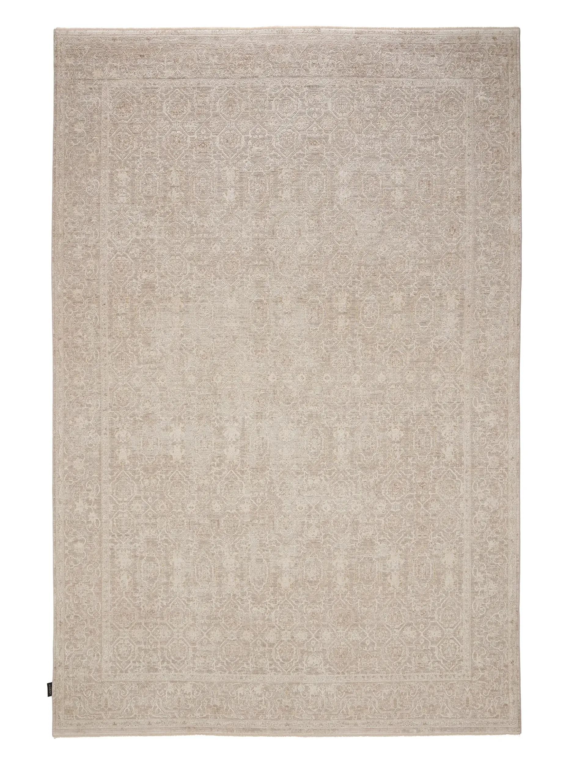 Tappeto Aria di 90% Poliestere, 10% Viscosa in Beige di benuta Finest
