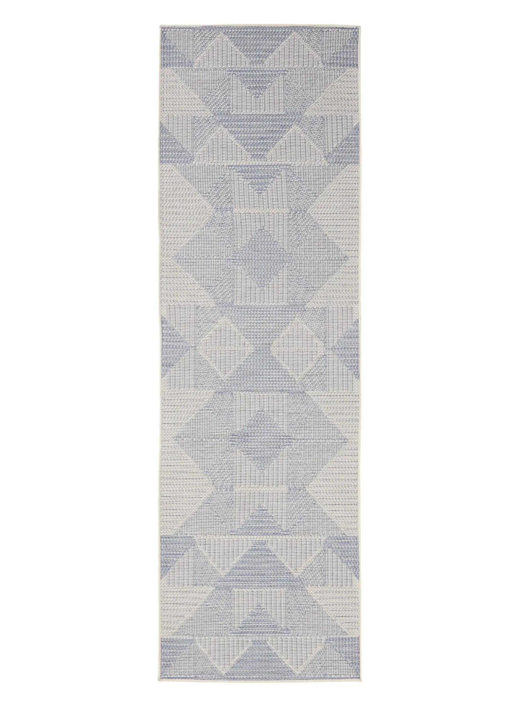 Rug made of 100% Polypropylen in Blue with a 100% Polypropylen high pile by benuta Nest