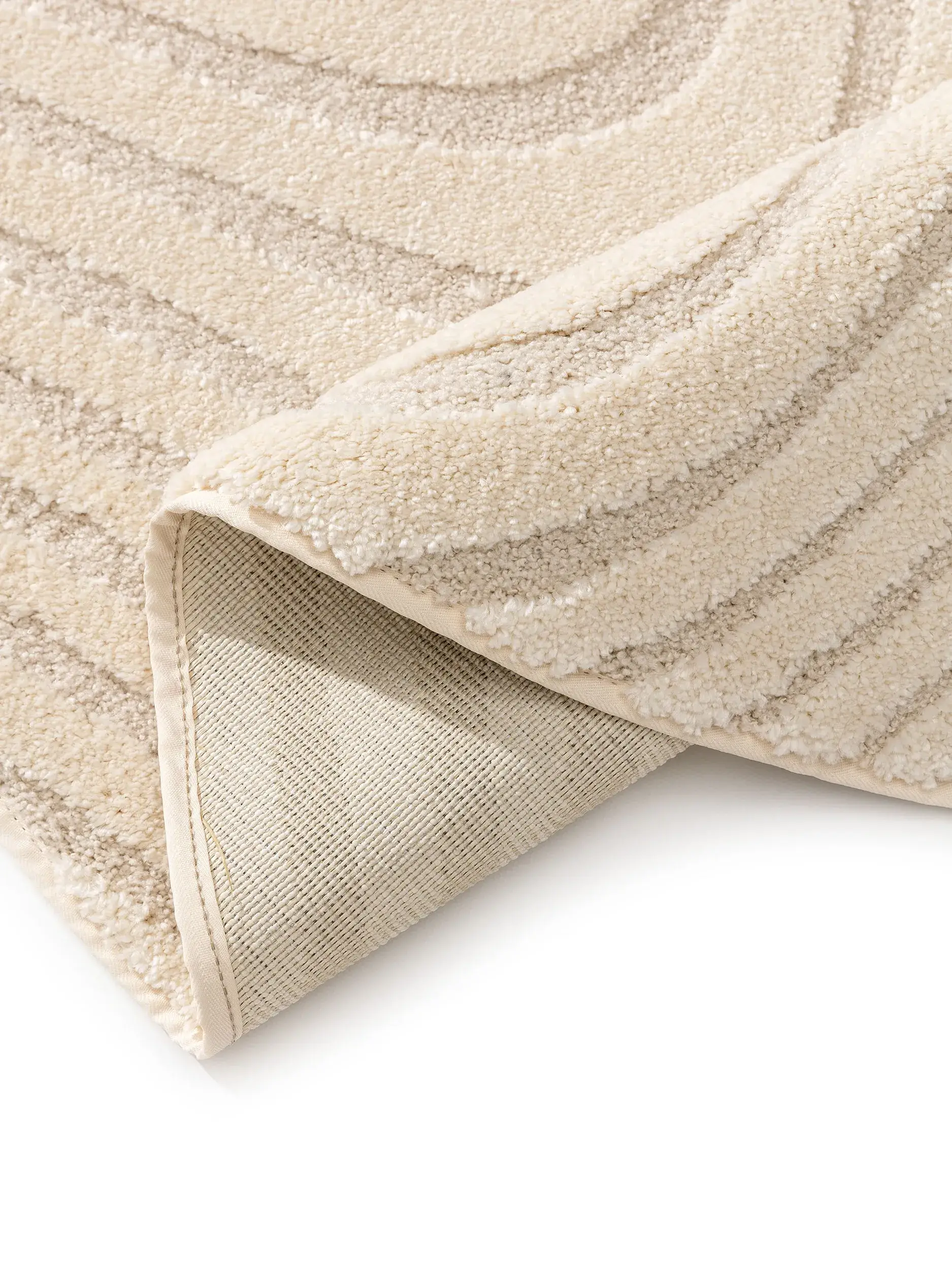 Teppich Eve aus 60% Polypropylen, 40% Polyester in Beige von benuta Nest