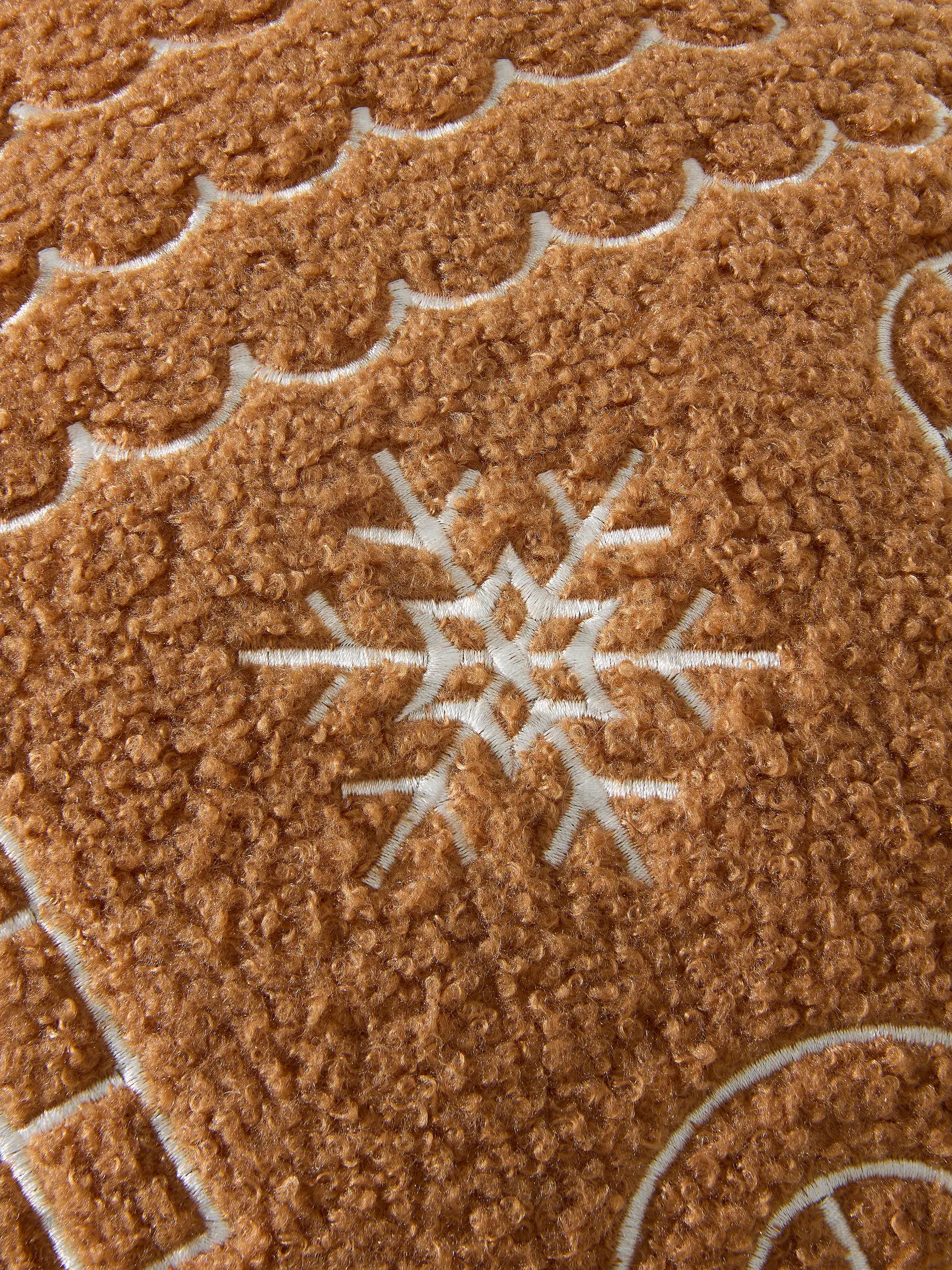 Kerstkussen Gingerbread House Bruin van benuta