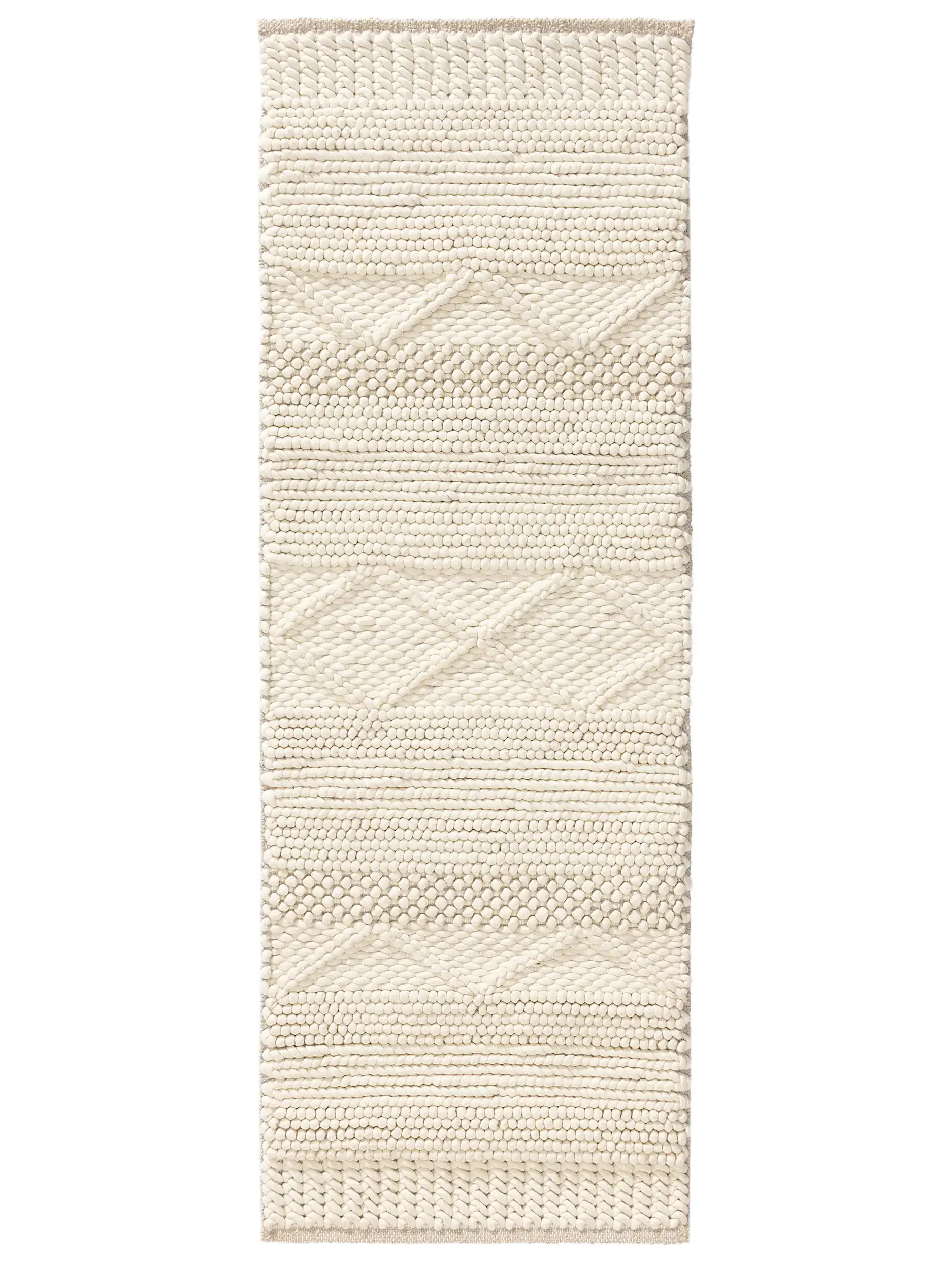Teppich Alva aus 100% Wolle in Beige von benuta Pure