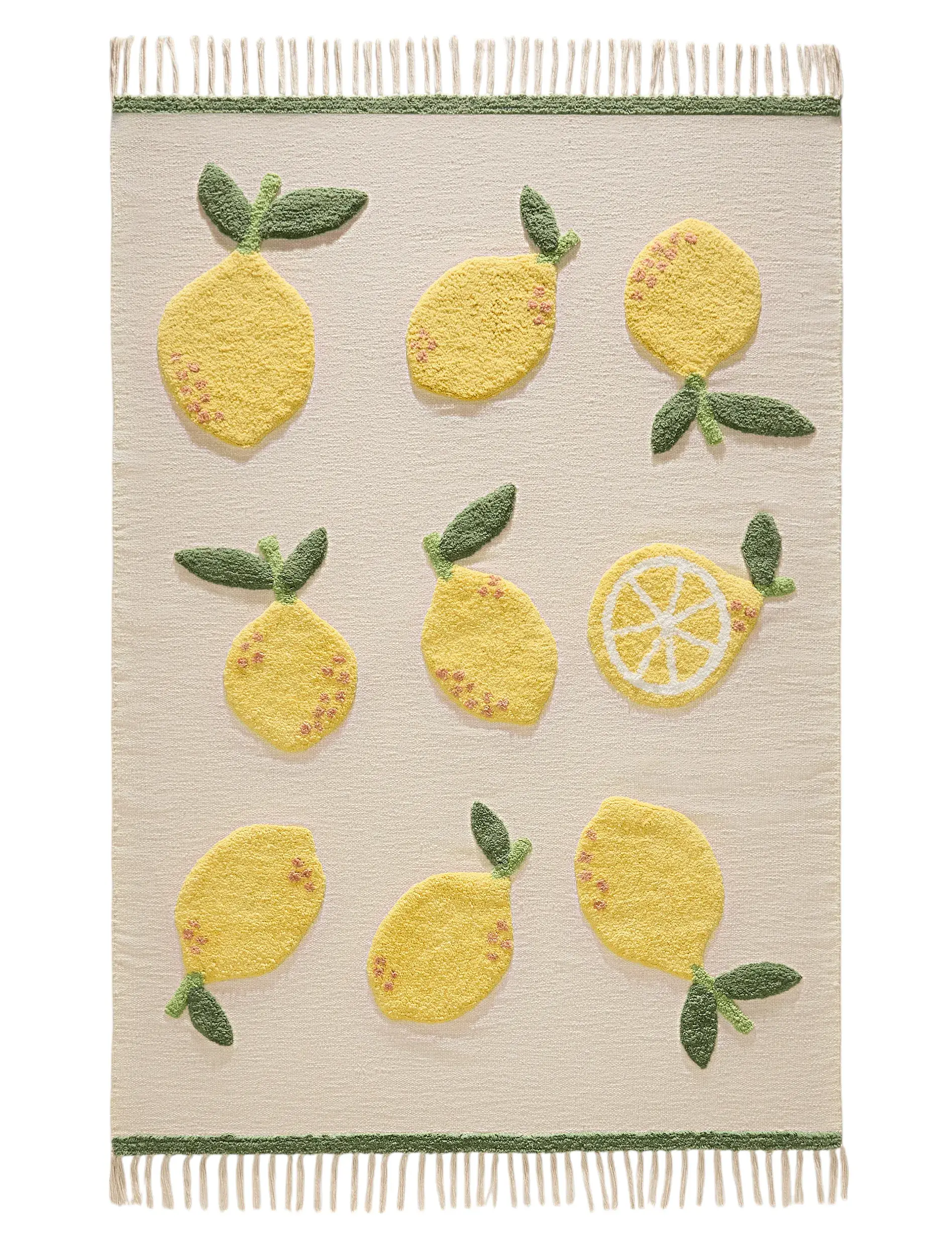 Tappeto bambino Alma Crema/Giallo di 