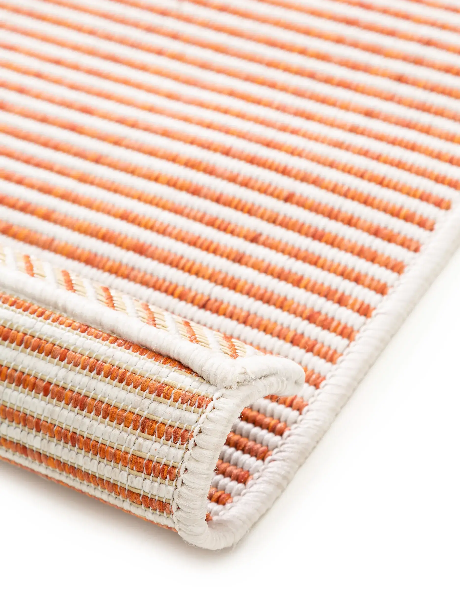 Teppich aus 100% Polypropylen in Orange mit 100% Polypropylen hohem Flor von benuta Nest