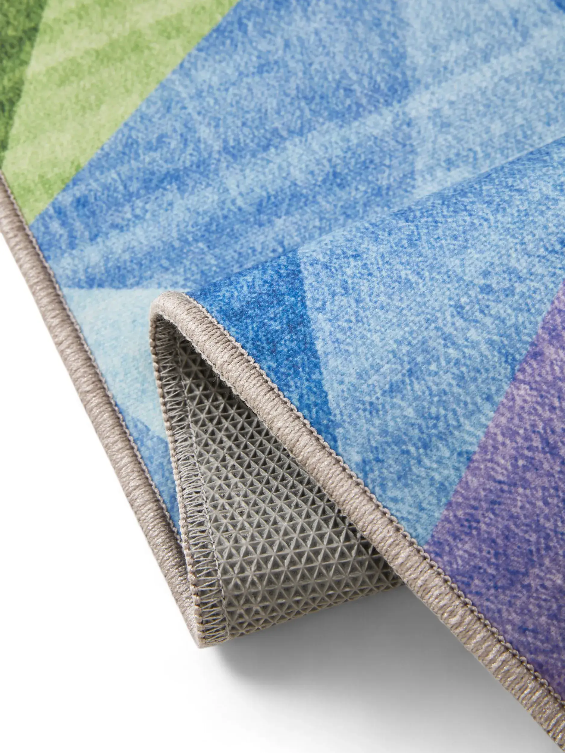 Rug made of 100% Polyester in Multicolor with a 100% Polyester high pile by benuta Basic