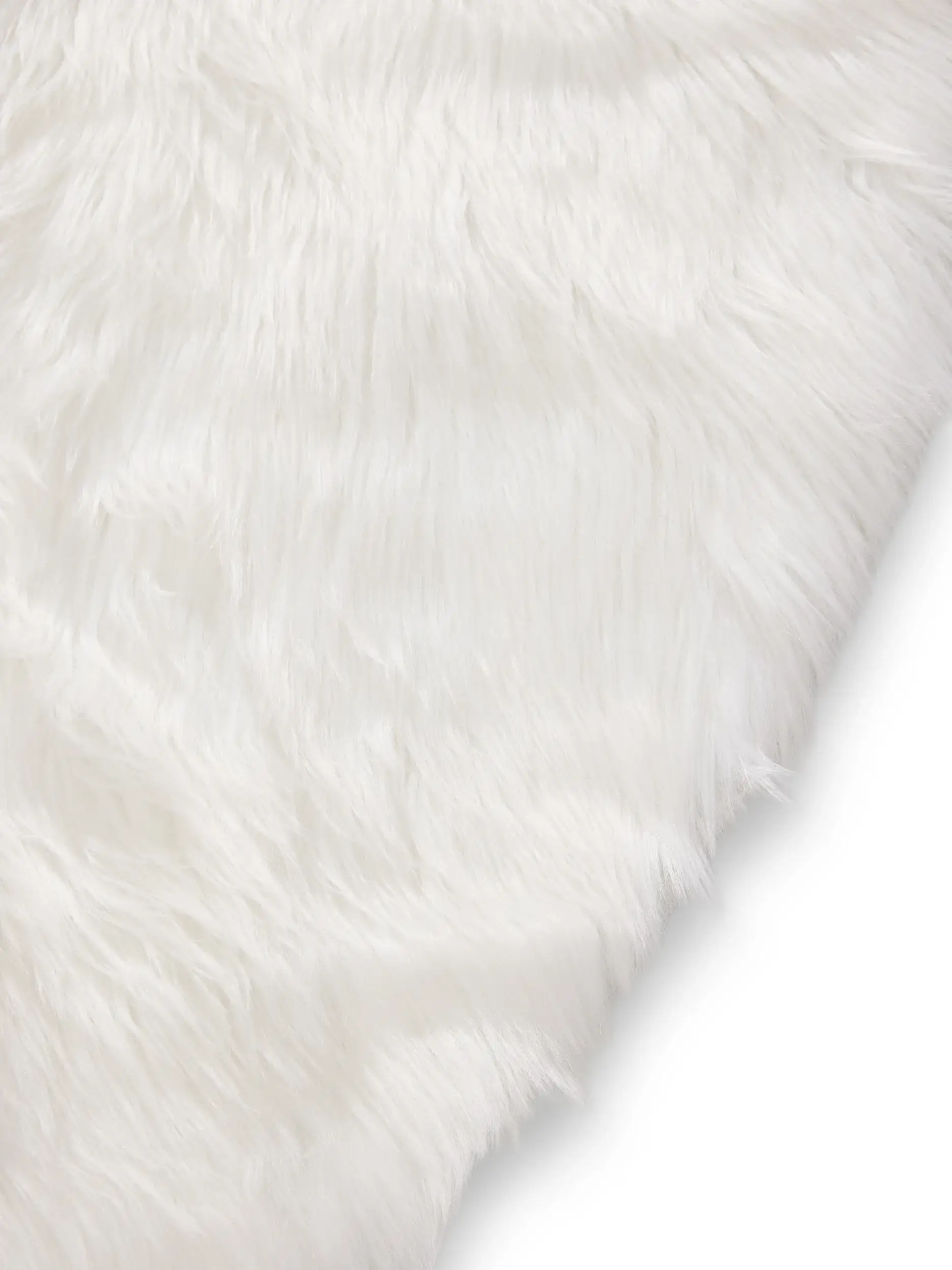 Koberec z 70% Polyacryl, 30% Polyester v Weiß s vlasem výšky 70% Polyacryl, 30% Polyester od benuta Pop