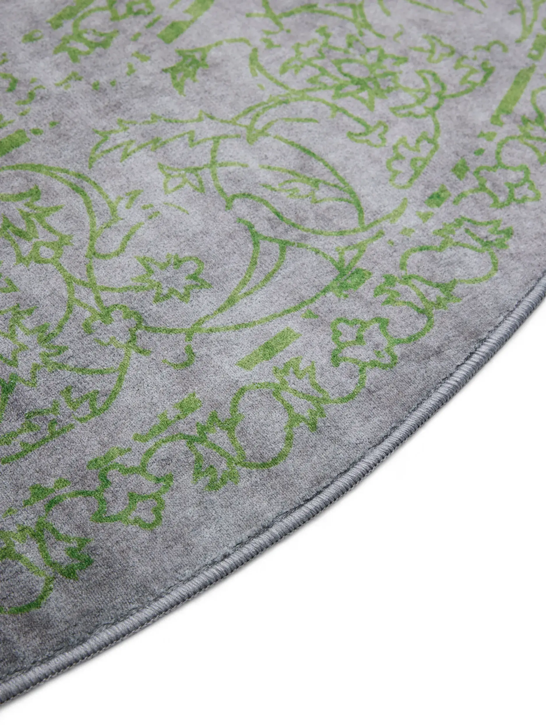 Koberec z 100% Polyester v Šedá s vlasem výšky 100% Polyester od benuta nest