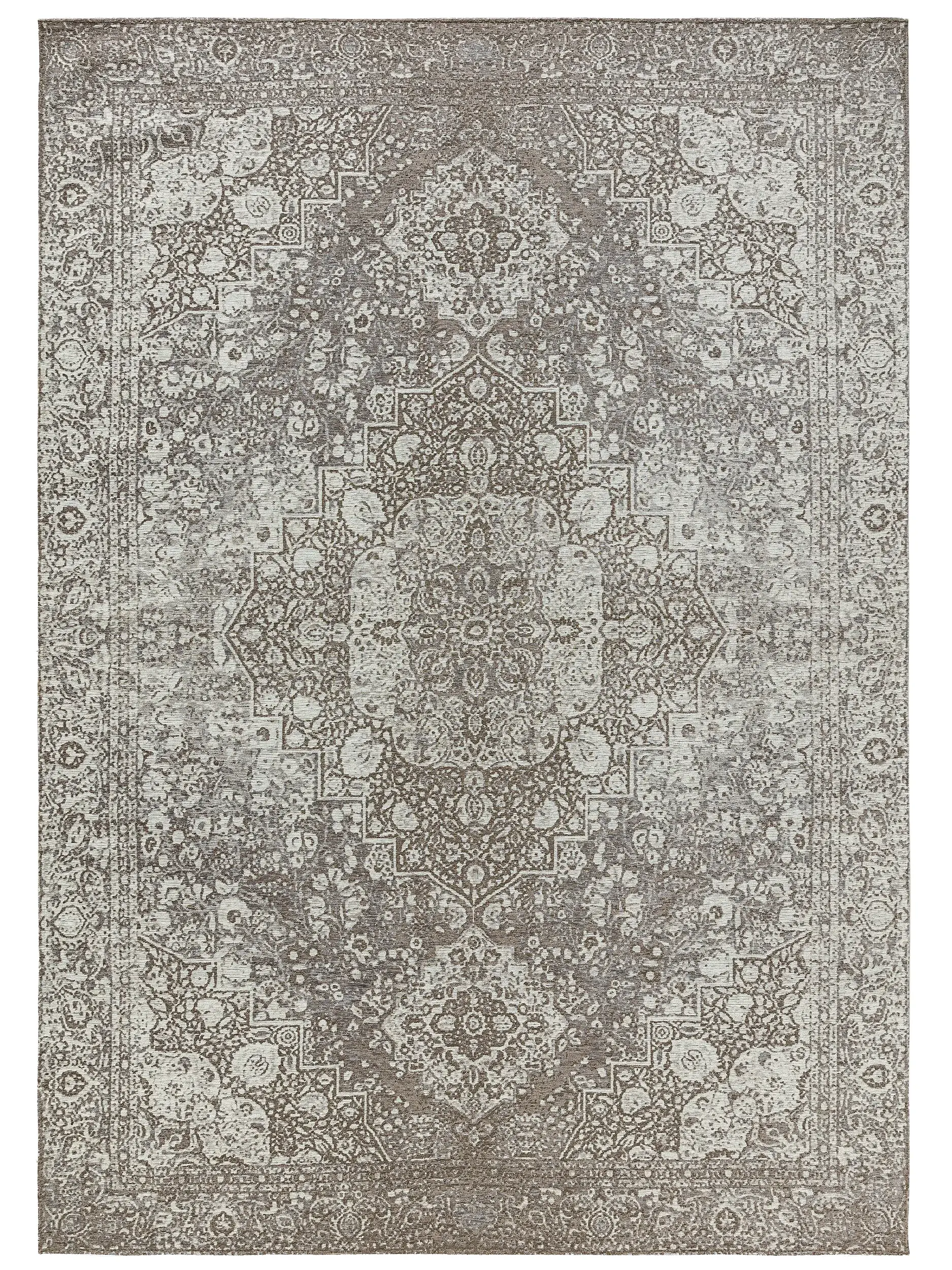 Alfombra de tejido plano Frencie Gris de 