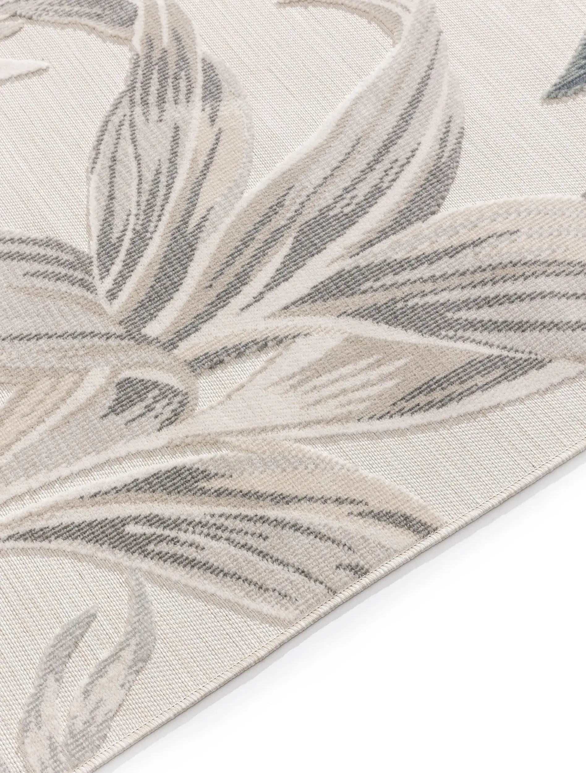 Teppich aus 100% Polypropylen in Multicolor mit 100% Polypropylen hohem Flor von benuta Basic