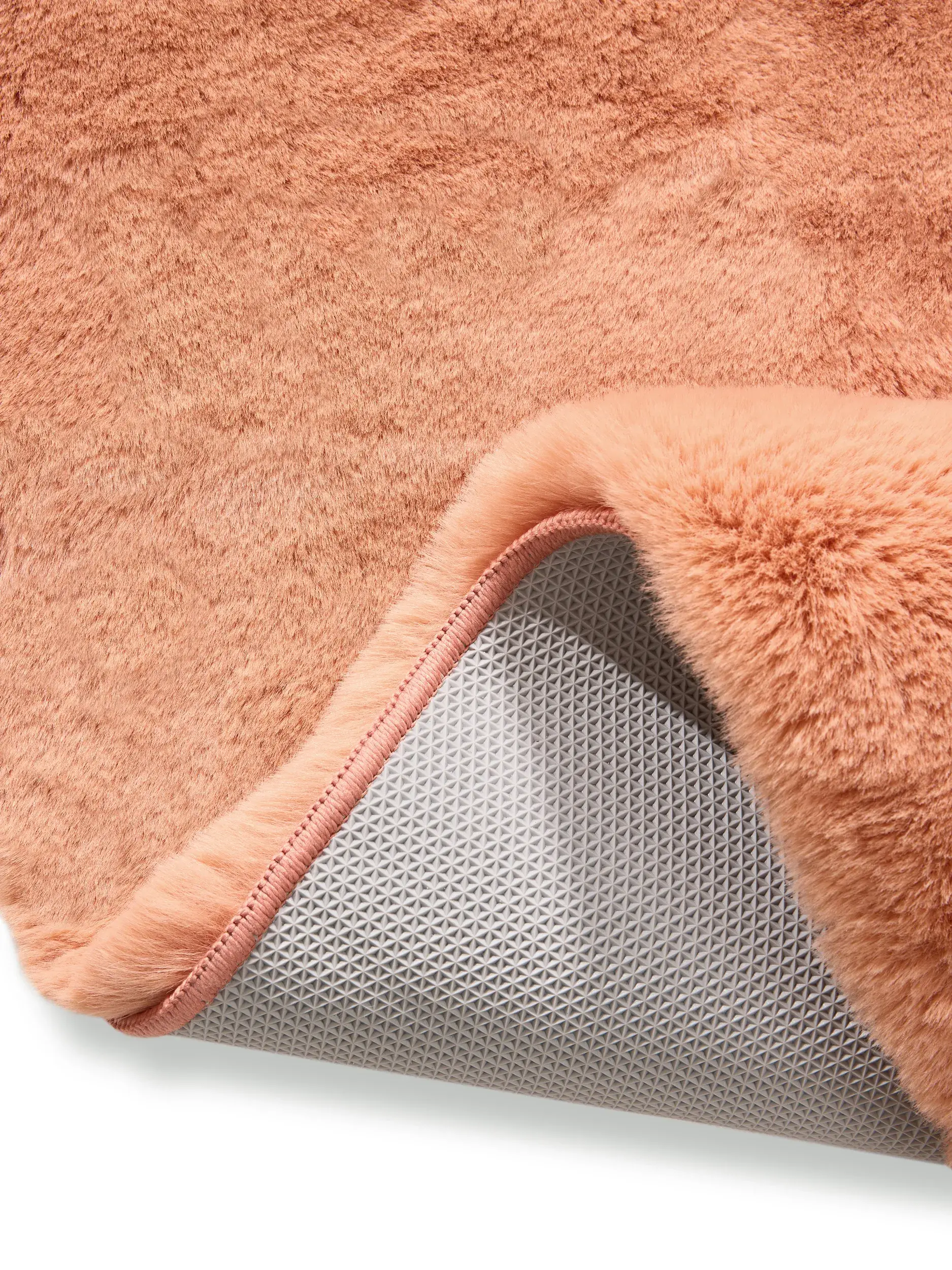 Teppich Dave aus 100% Polyester in Orange von benuta Nest