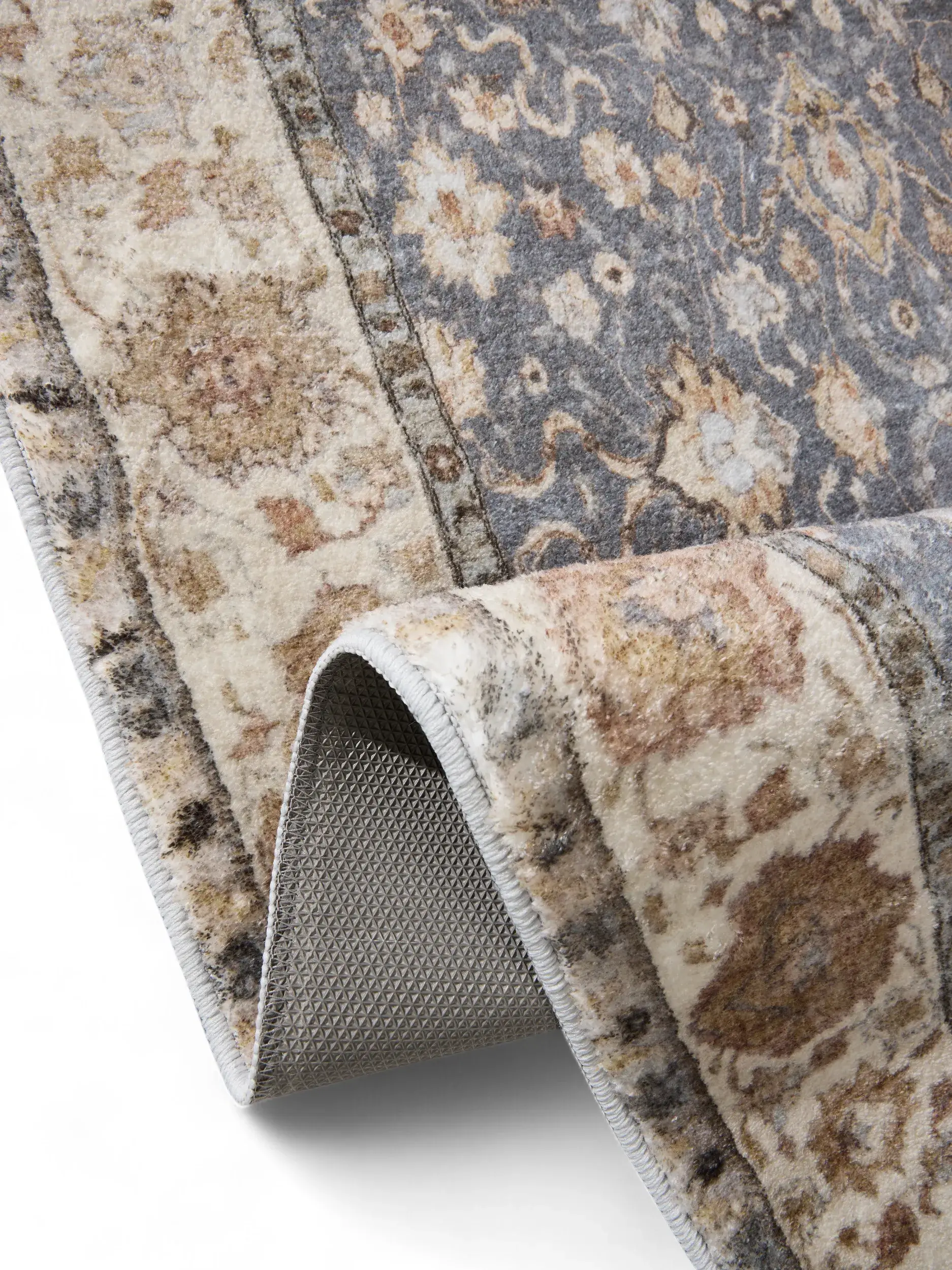Teppe av 100% Polyester i Beige med 100% Polyester høy lugg fra benuta Pop