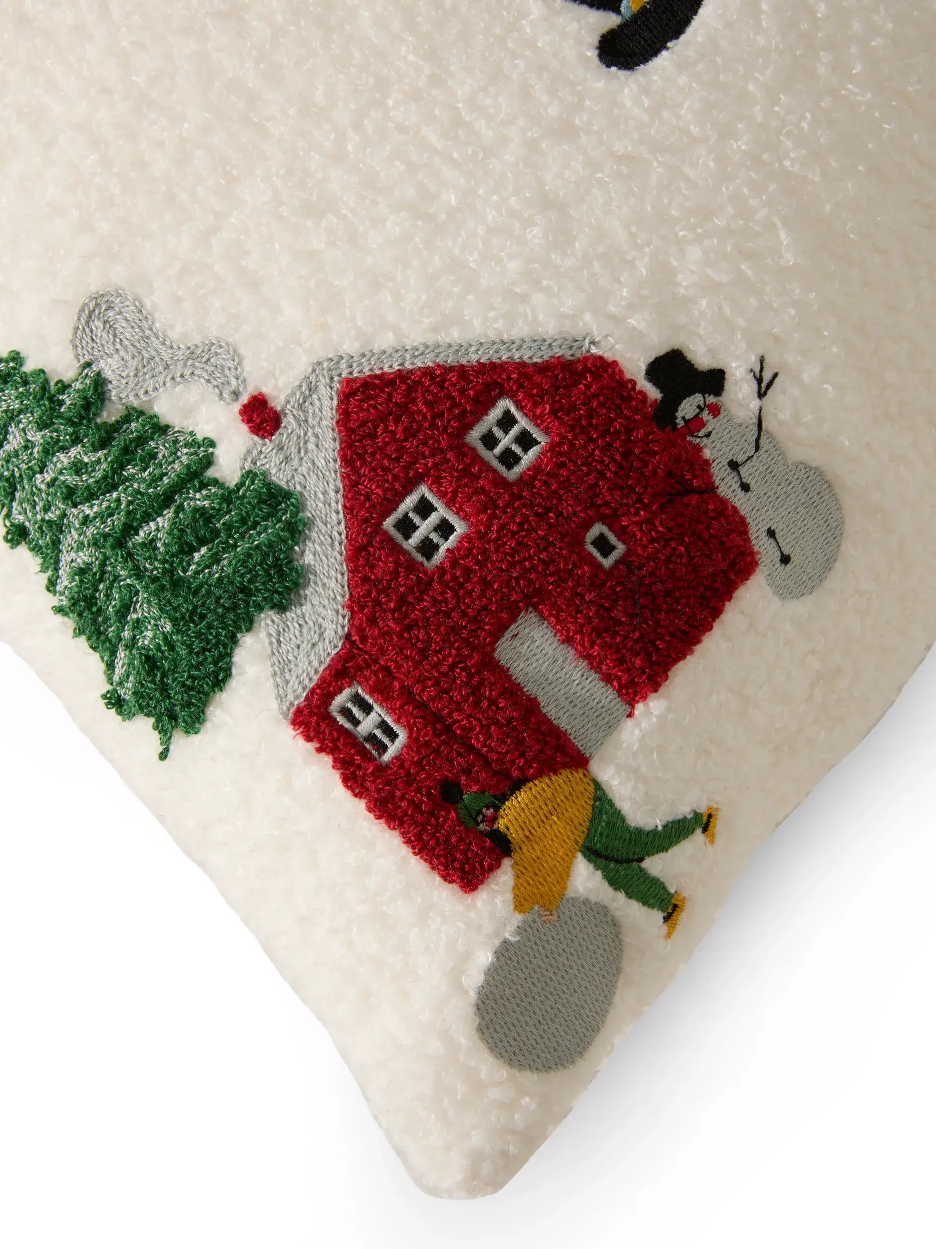 Kerstkussen Joyful Wit van benuta