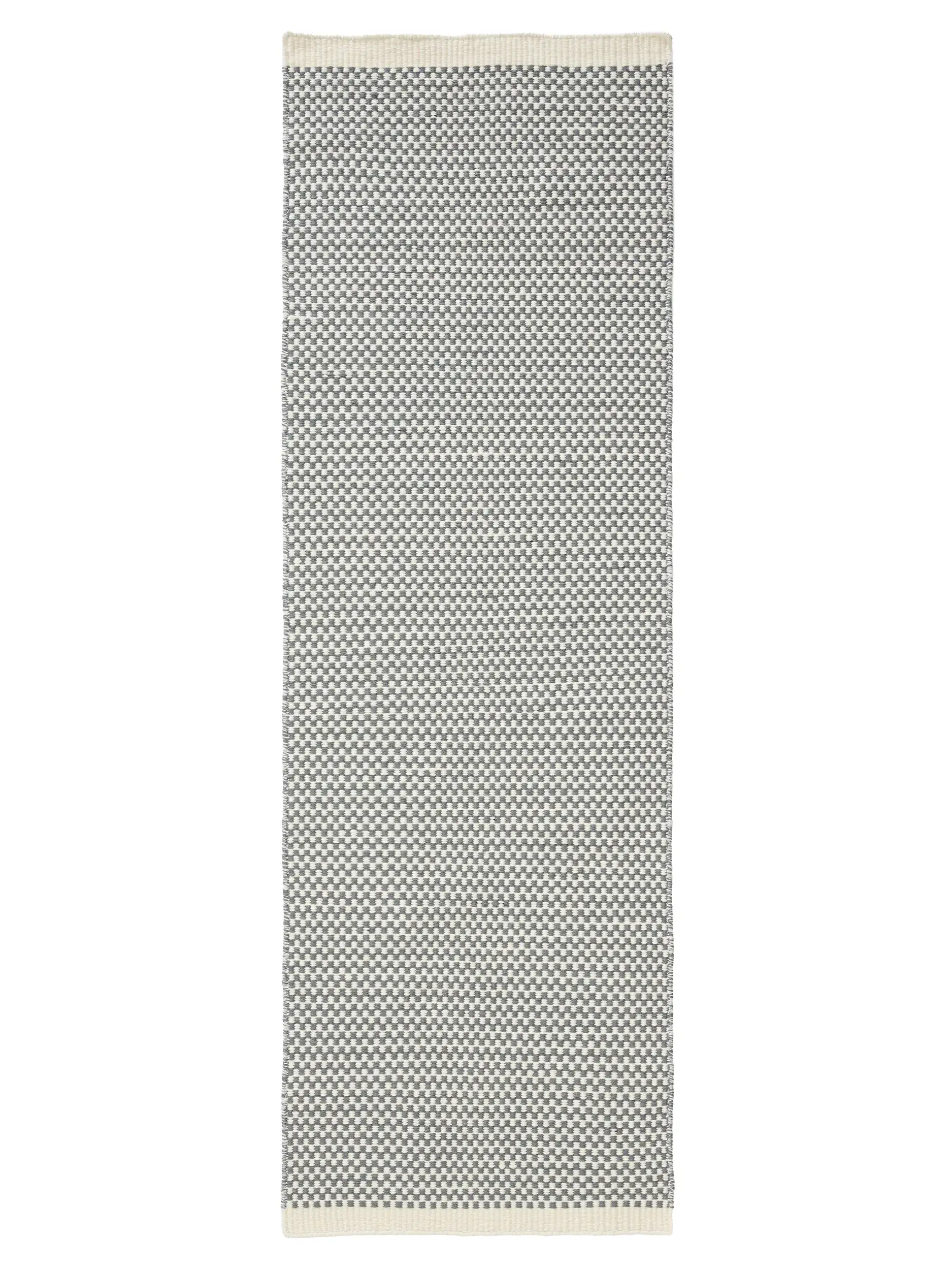 Teppich aus 100% Wolle (aus Neuseeland) in Grau mit 100% Wolle (aus Neuseeland) hohem Flor von benuta Pure