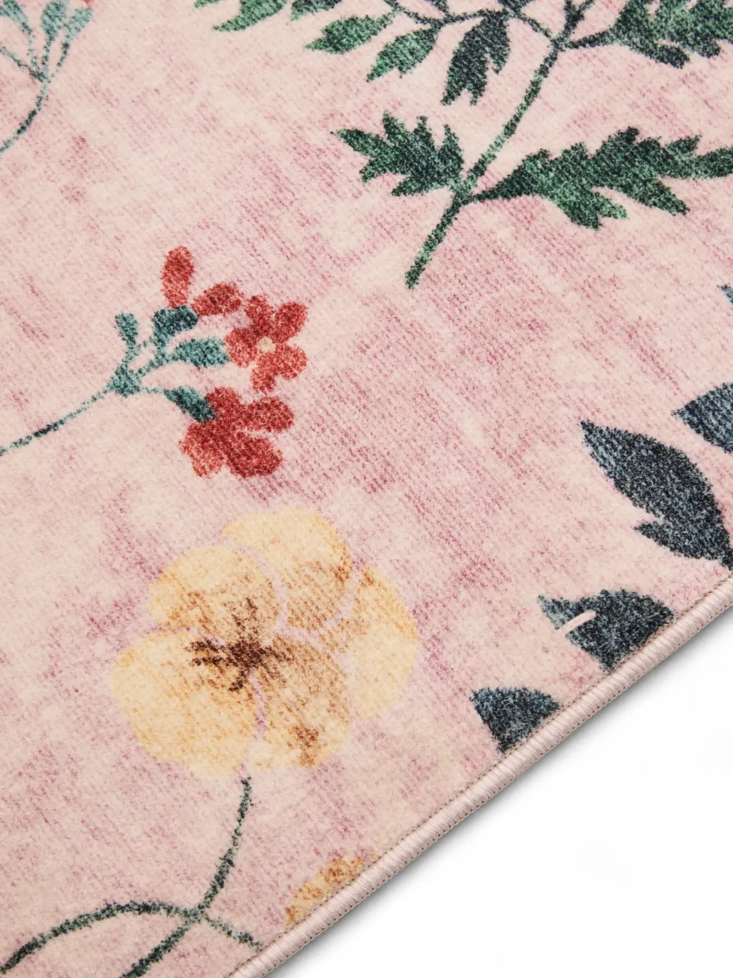 Rug made of 100% Polyester in Multicolor with a 100% Polyester high pile by benuta Nest