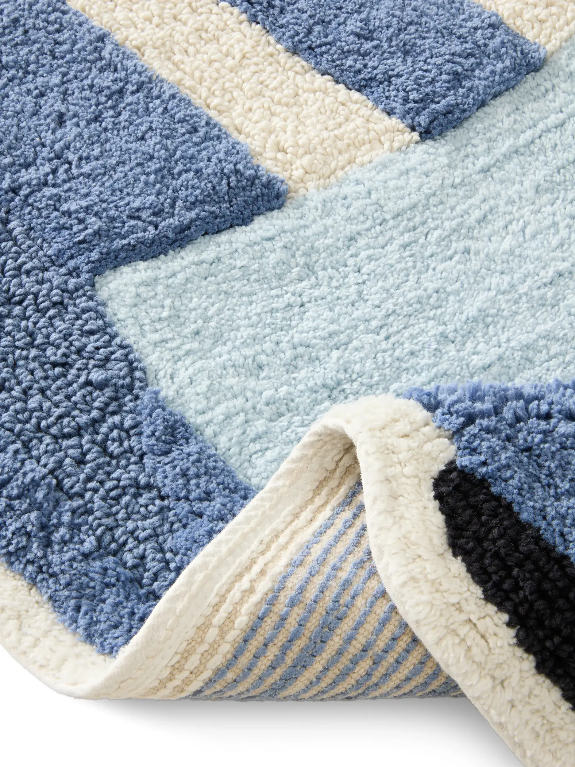 Rug Niki made of 100% Cotton (recycled) in  by Lytte