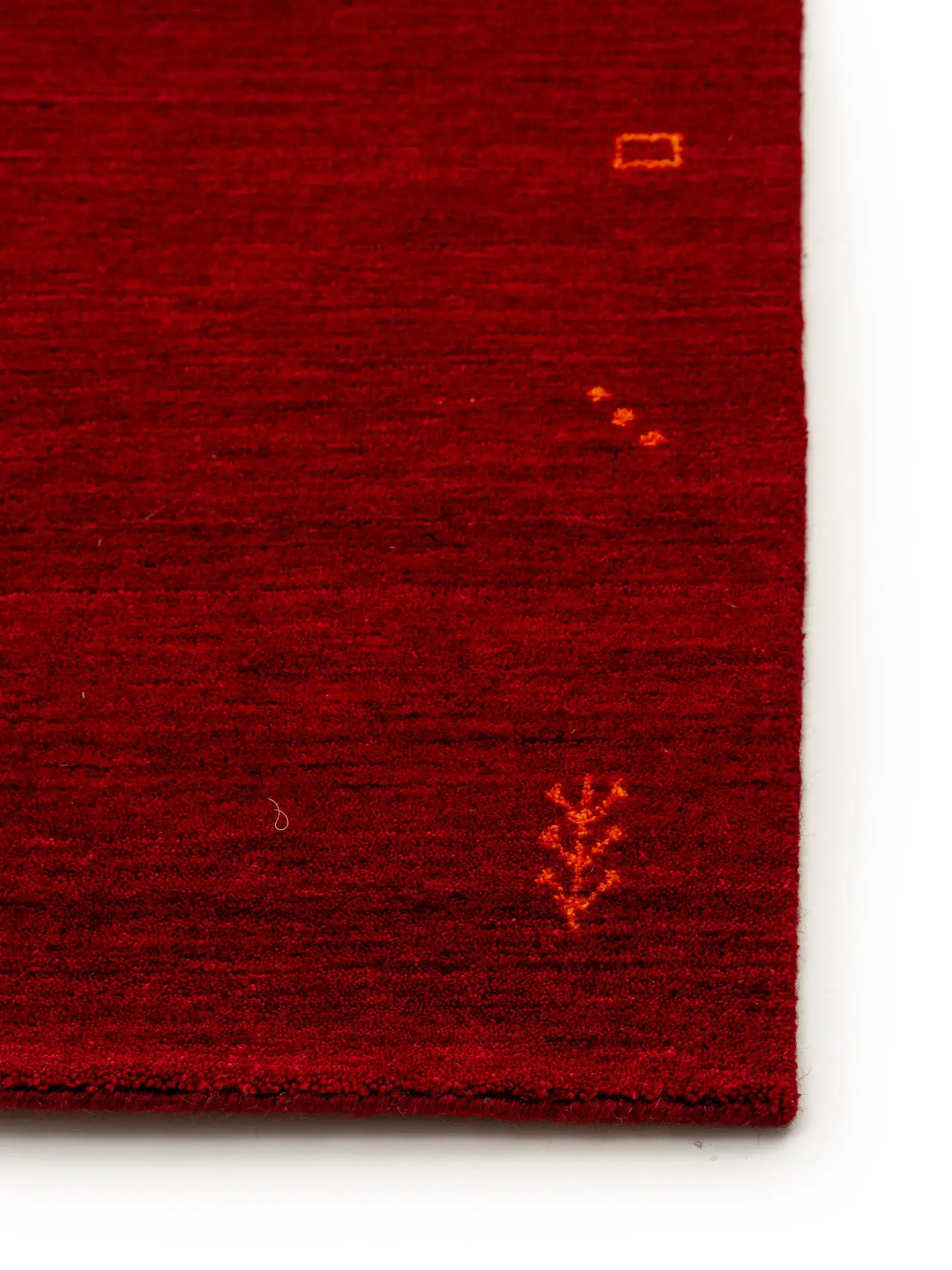 Alfombra de 100% Lana en Rojo con un pelo de {{Placeholder_Pile Height}} de altura de benuta nest