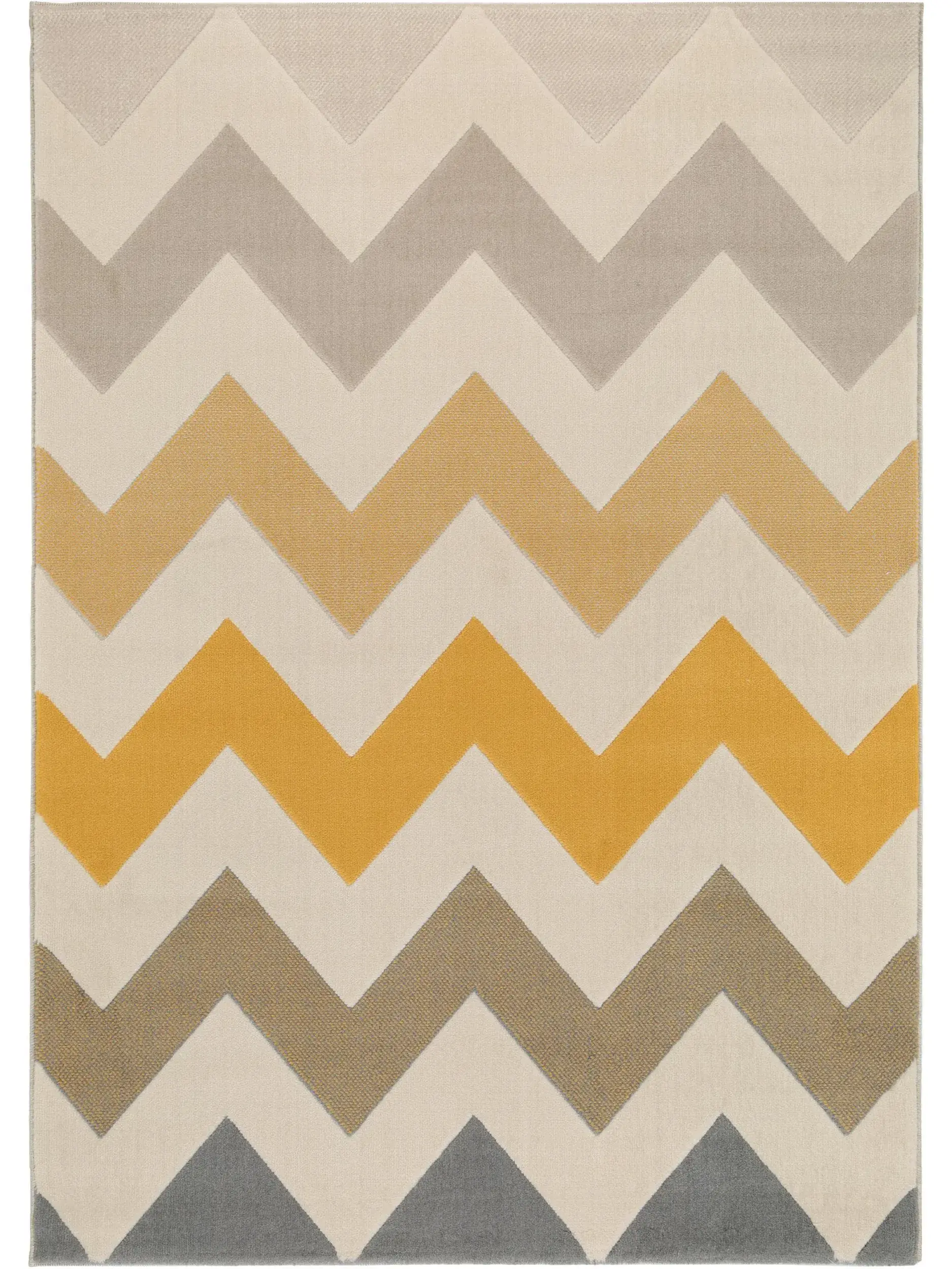 Rug made of 100% Polypropylen in Gelb with a 100% Polypropylen high pile by benuta Pop