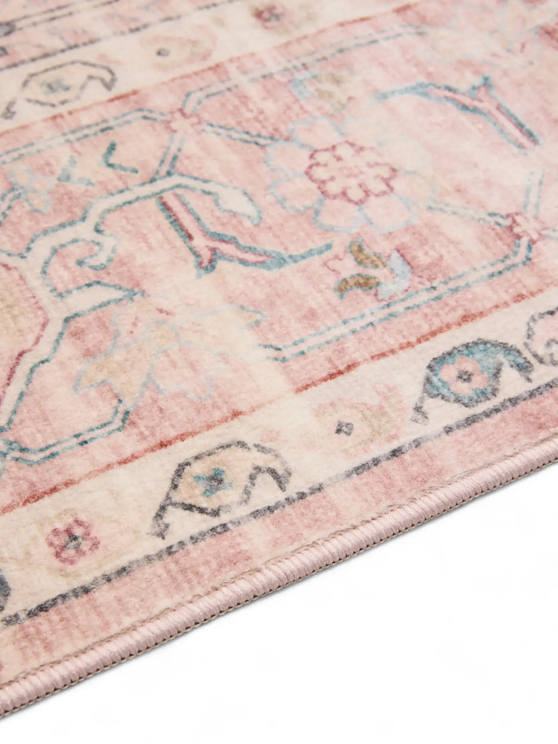 Matto 100% Polyestera värissä Rosa 100% Polyester korkealla nukalla merkiltä benuta Nest