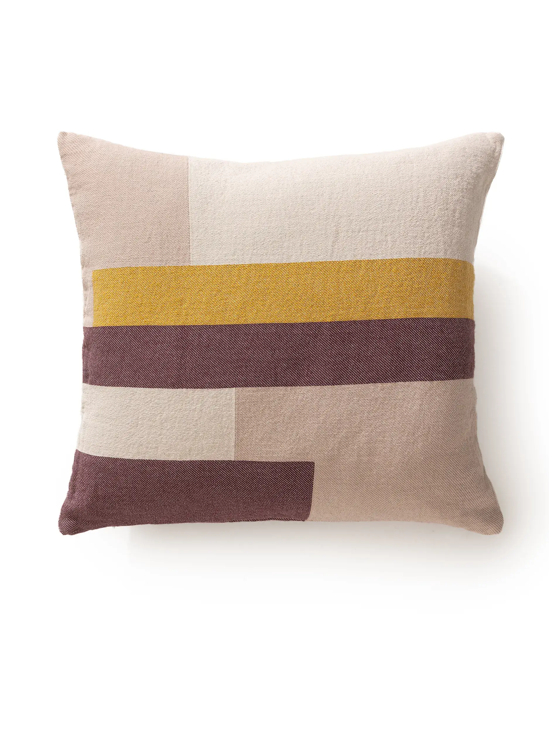 Kissenbezug Leoni Multicolor im Design Strukturmix aus 100% Baumwolle von benuta Nest