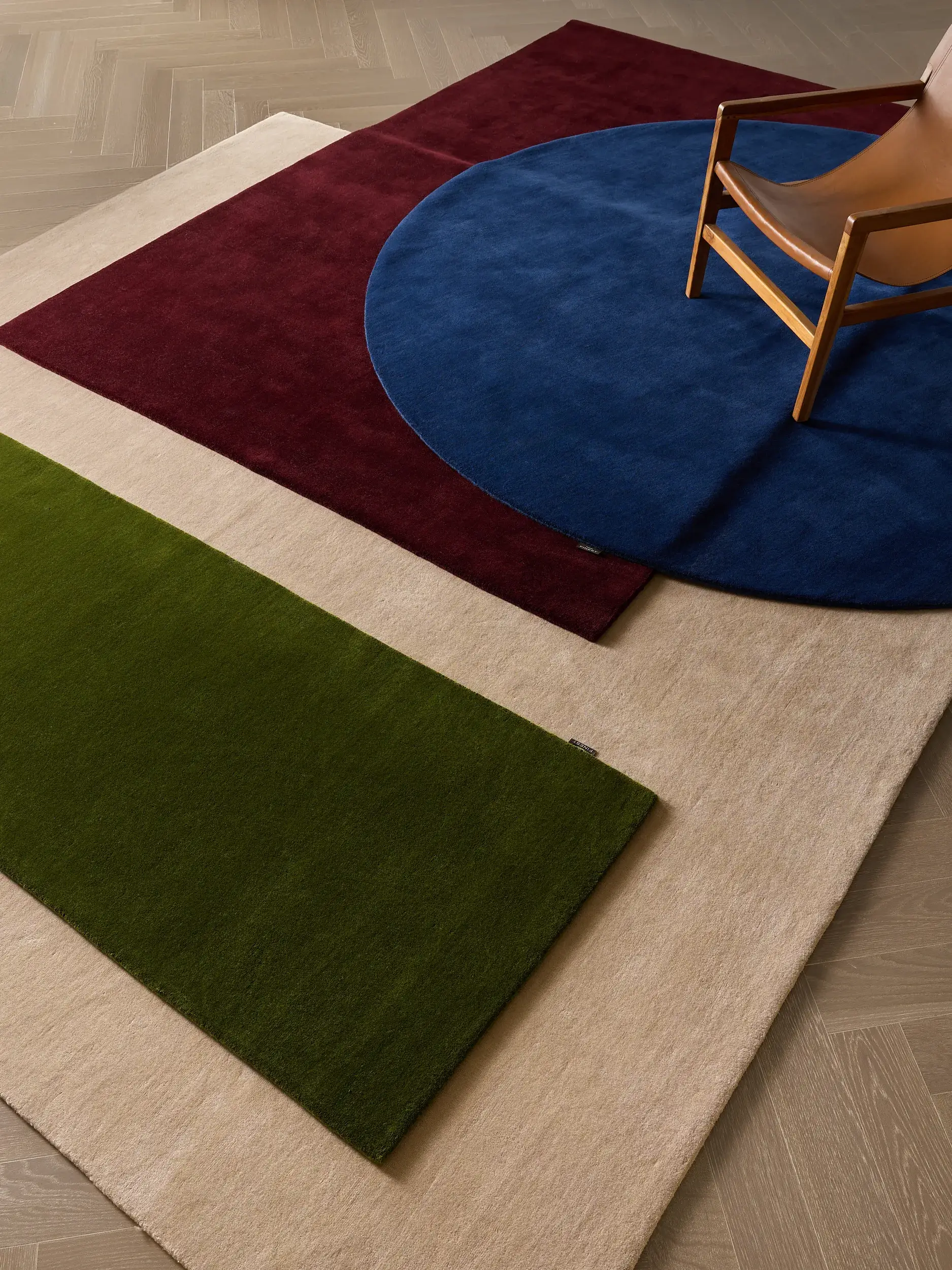 Teppich Mono aus 100% Wolle (aus Neuseeland) in  von benuta Finest