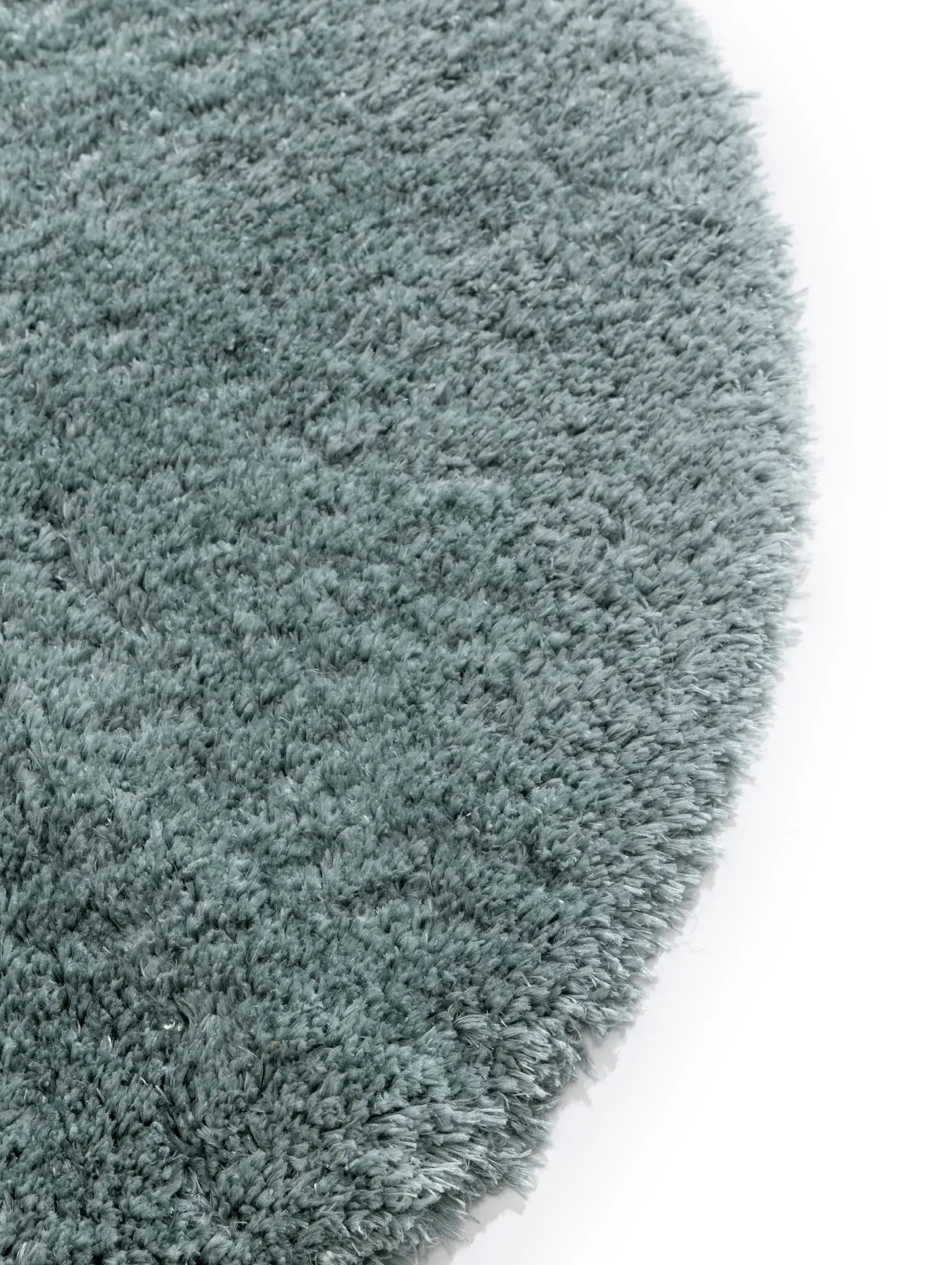 Teppich aus 100% Polyester in Türkis mit 100% Polyester hohem Flor von benuta Pop