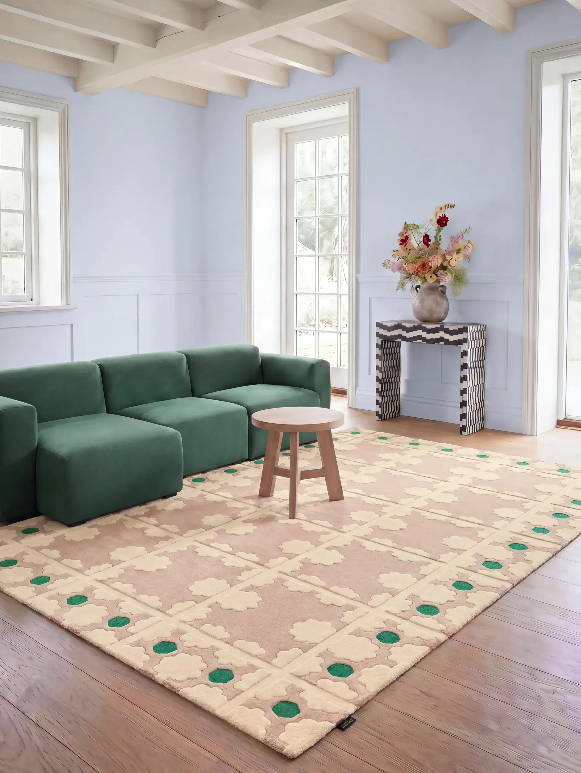 Tapis Tilda en 100% Laine (50% de Nouvelle-Zélande) en  de benuta Finest
