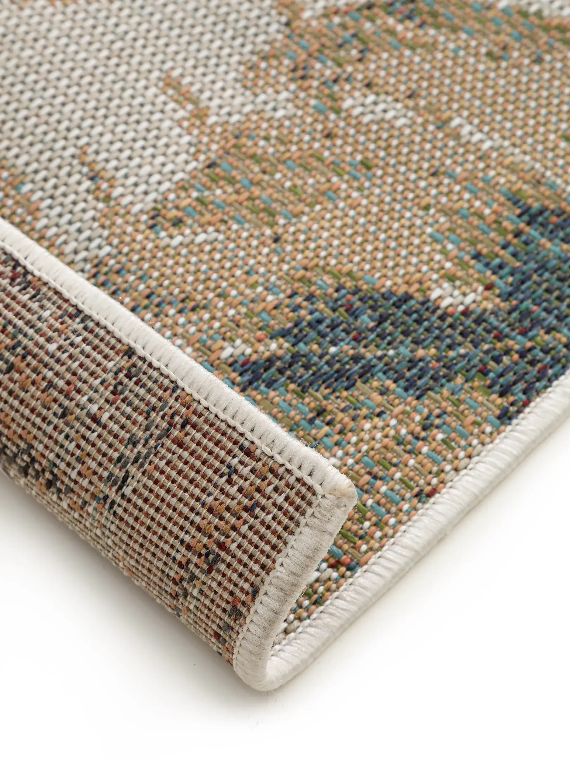 Rug made of 100% Polypropylen in Multicolour with a 100% Polypropylen high pile by benuta Nest