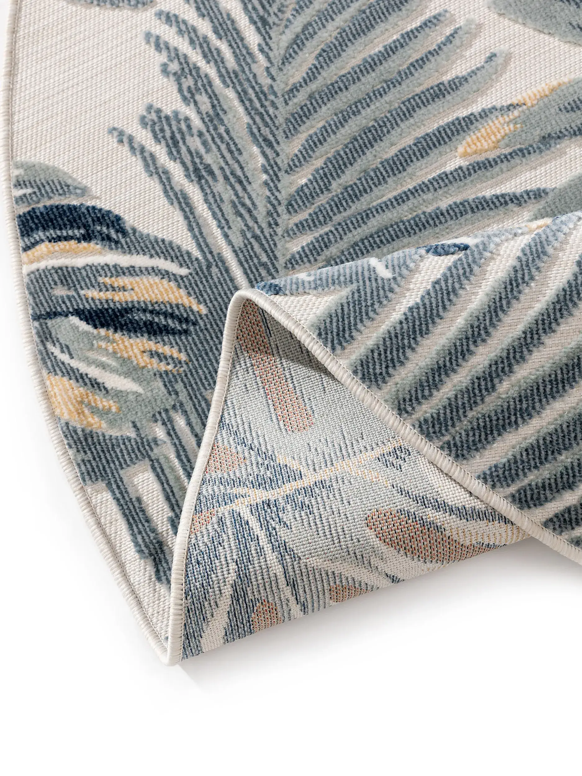 Rug made of 100% Polypropylen in Multicolour with a 100% Polypropylen high pile by benuta Basic