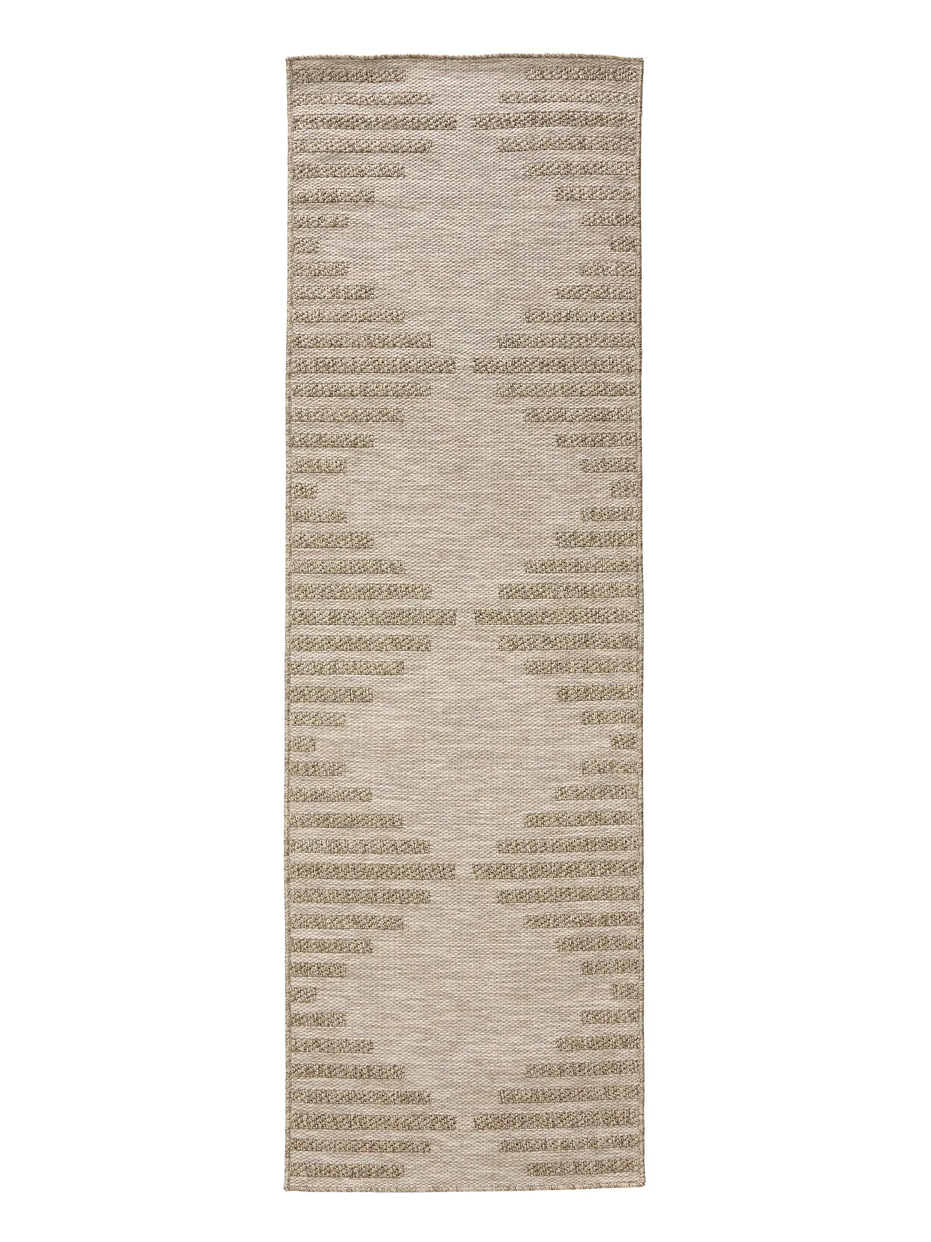 Rug made of 100% Polypropylen in Beige with a 100% Polypropylen high pile by benuta Nest