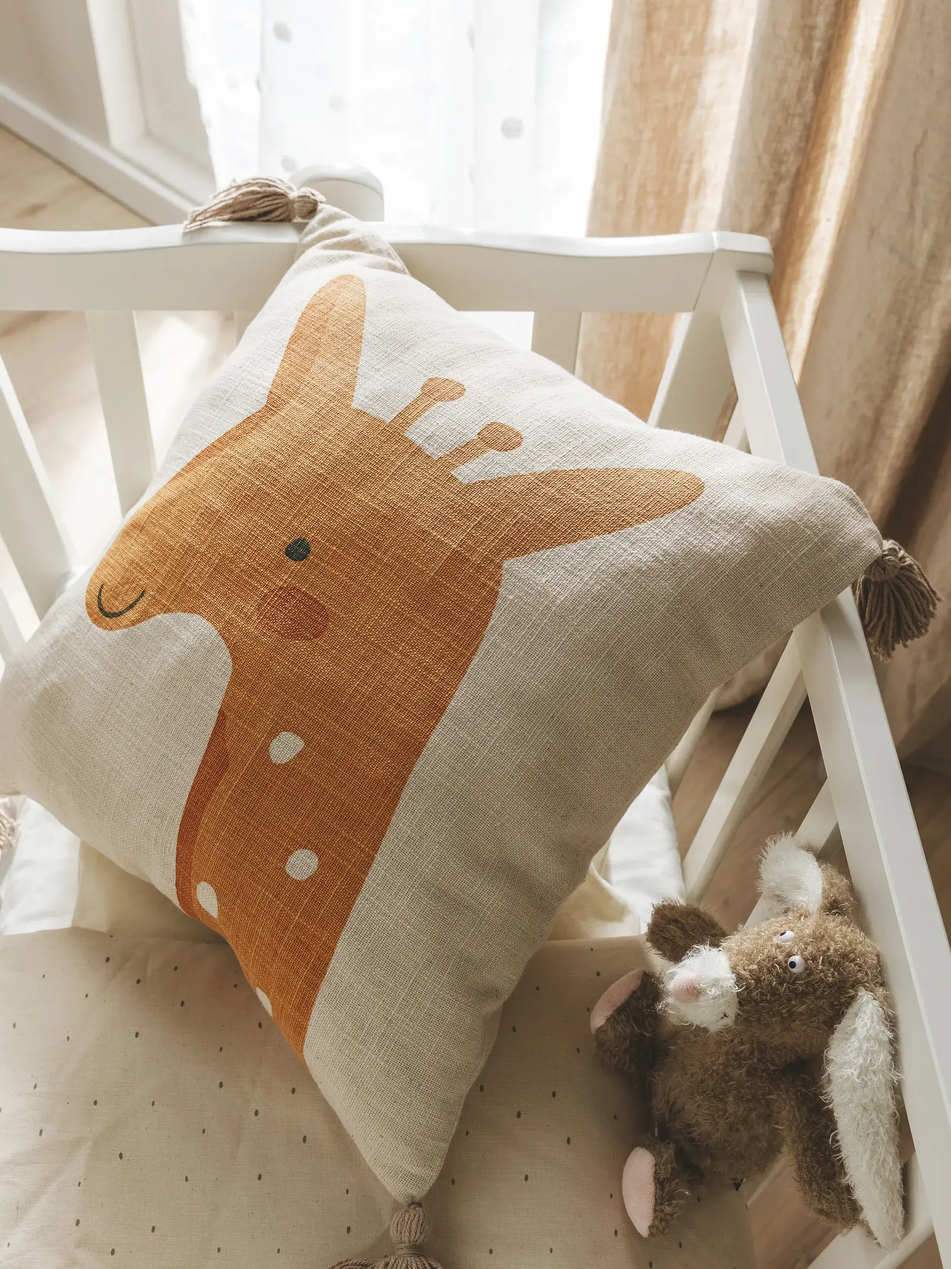 Kissenbezug Savannah Gelb im Design Tiermotive aus  von Lytte