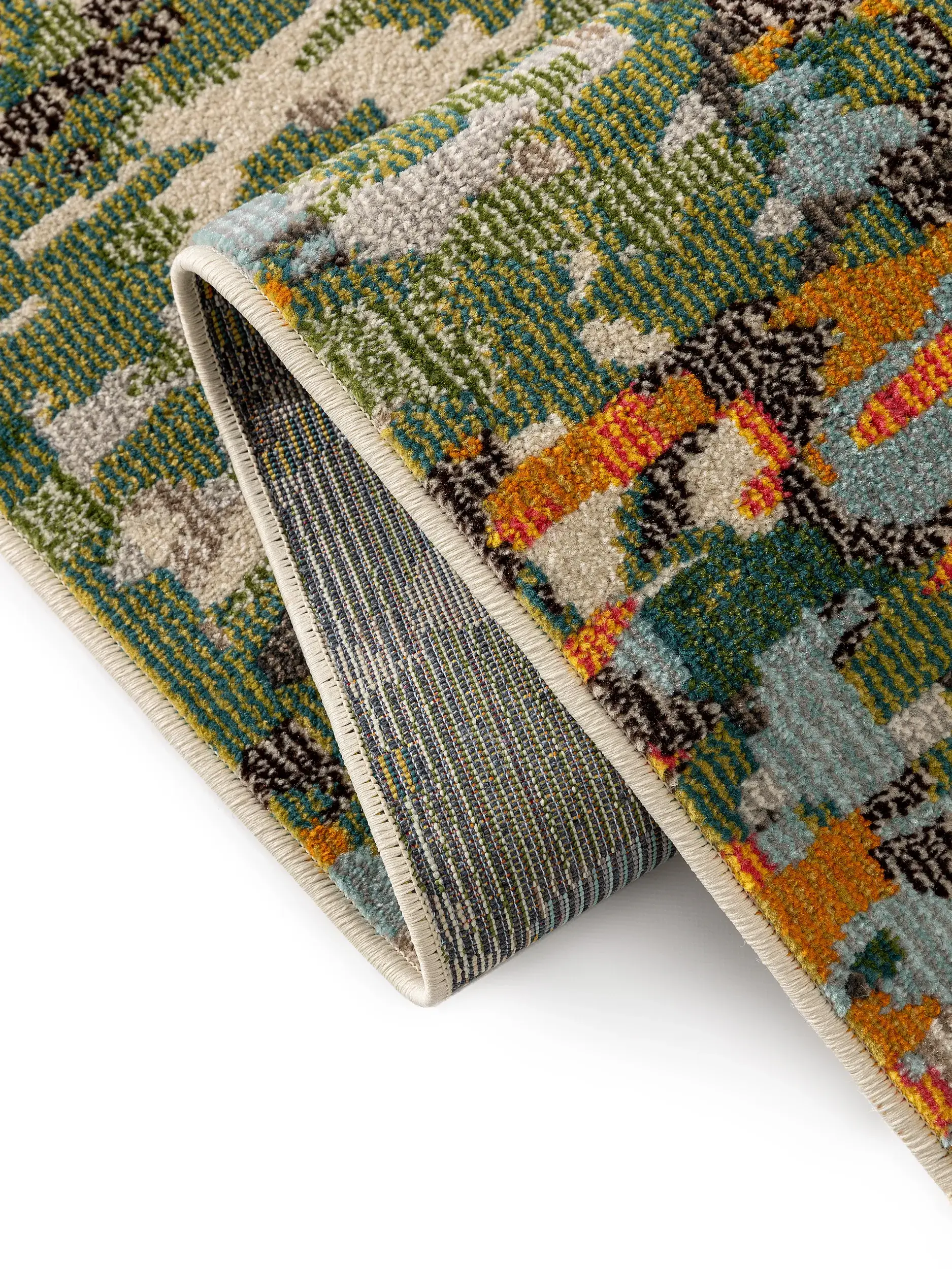 Teppich aus 100% Polypropylen in Multicolor mit 100% Polypropylen hohem Flor von benuta Nest