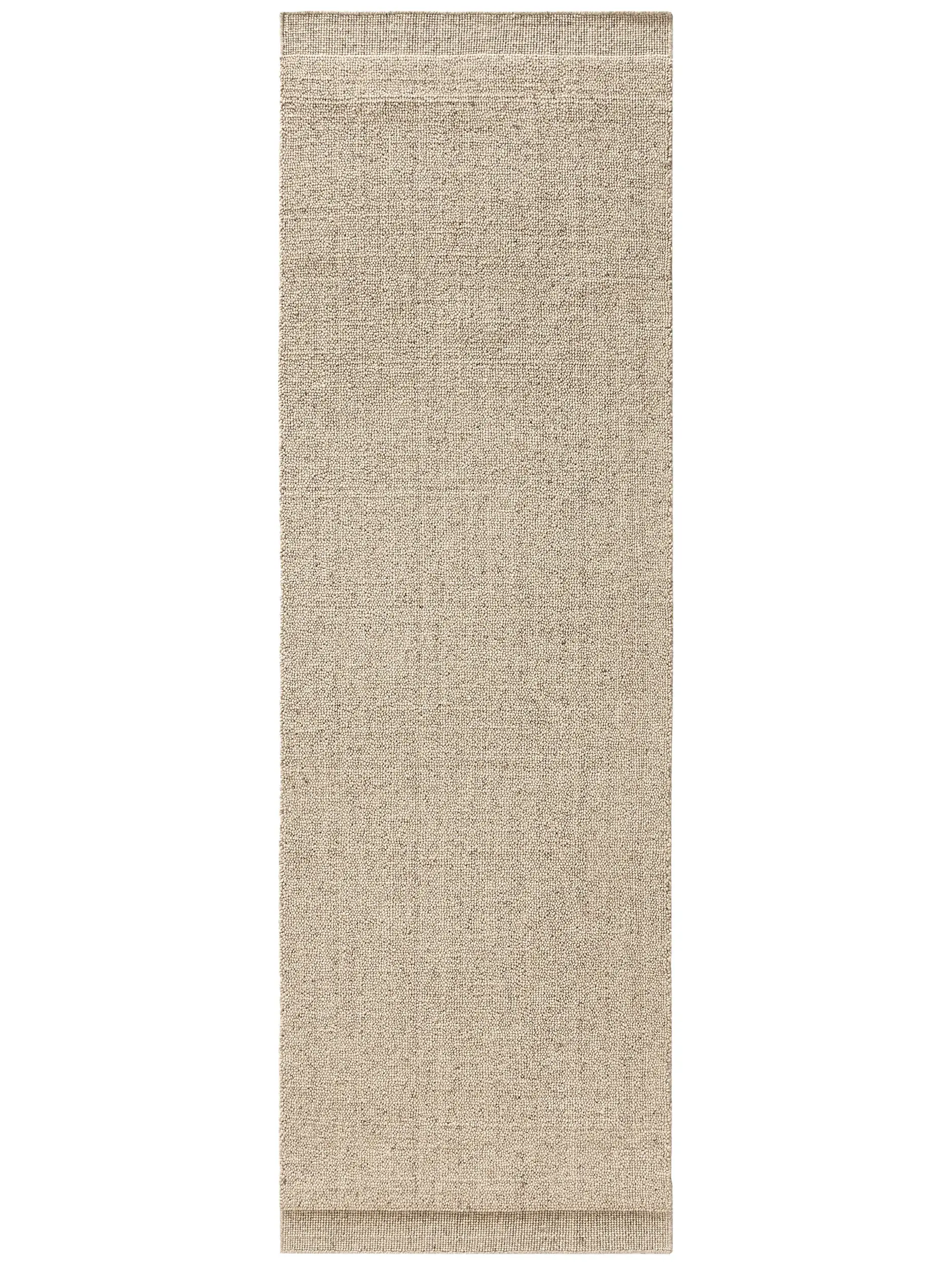 Teppich aus 80% Wolle, 20% Baumwolle in Beige mit 80% Wolle, 20% Baumwolle hohem Flor von benuta Pure