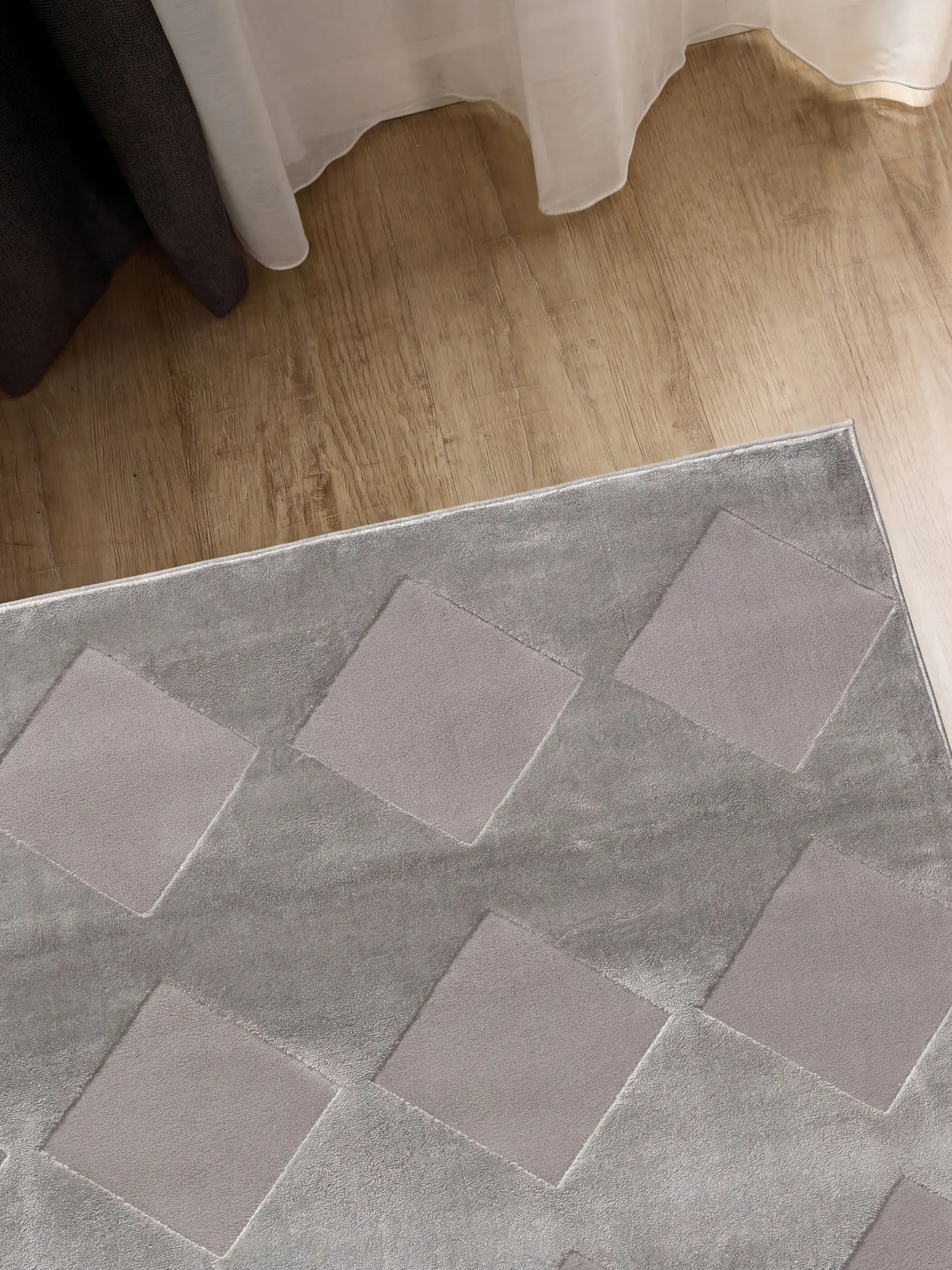 Teppe Claire av 60% Polyester, 40% Polypropylen i  fra benuta Basic