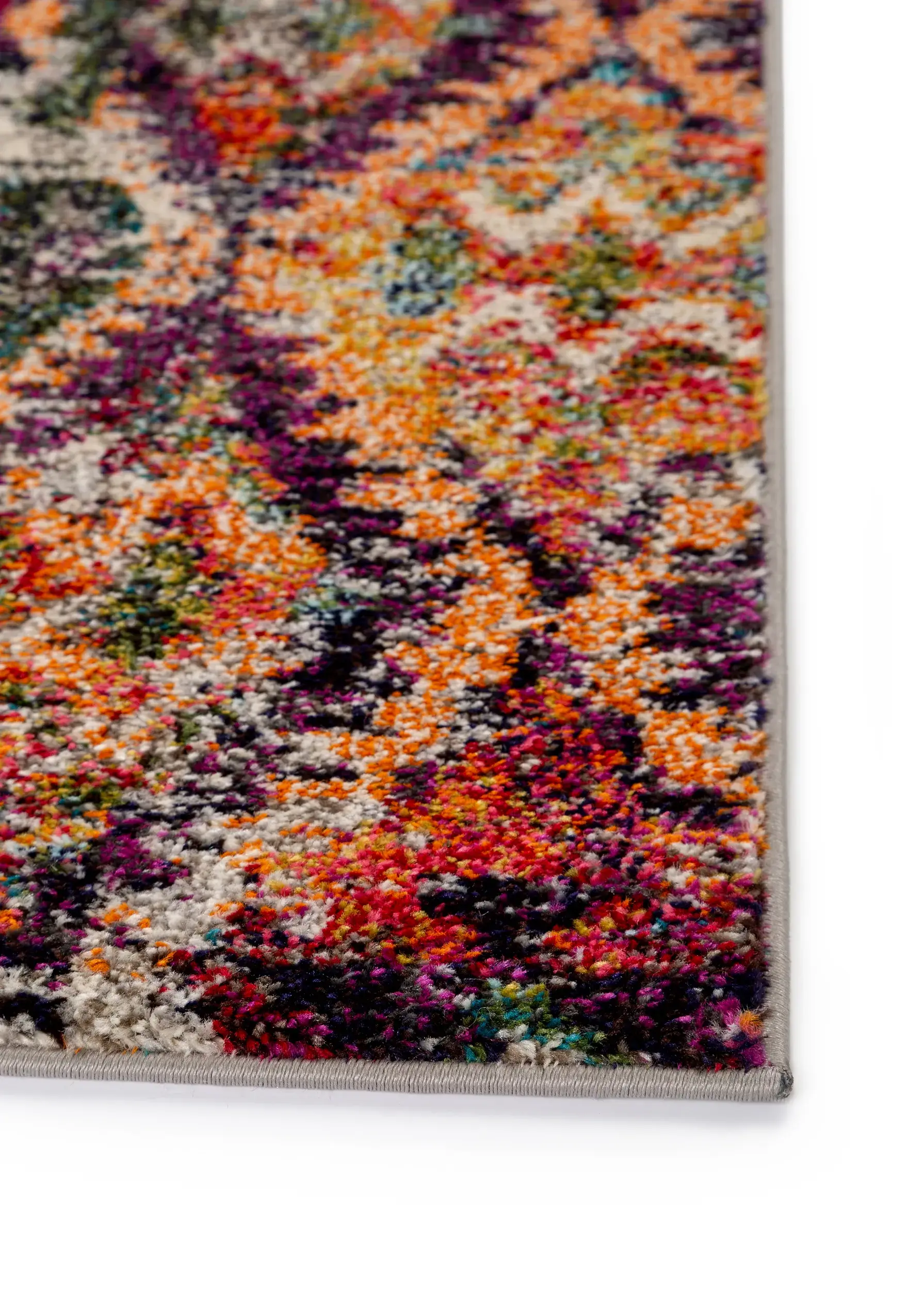 Teppich aus 100% Polypropylen in Multicolor mit 100% Polypropylen hohem Flor von benuta Nest