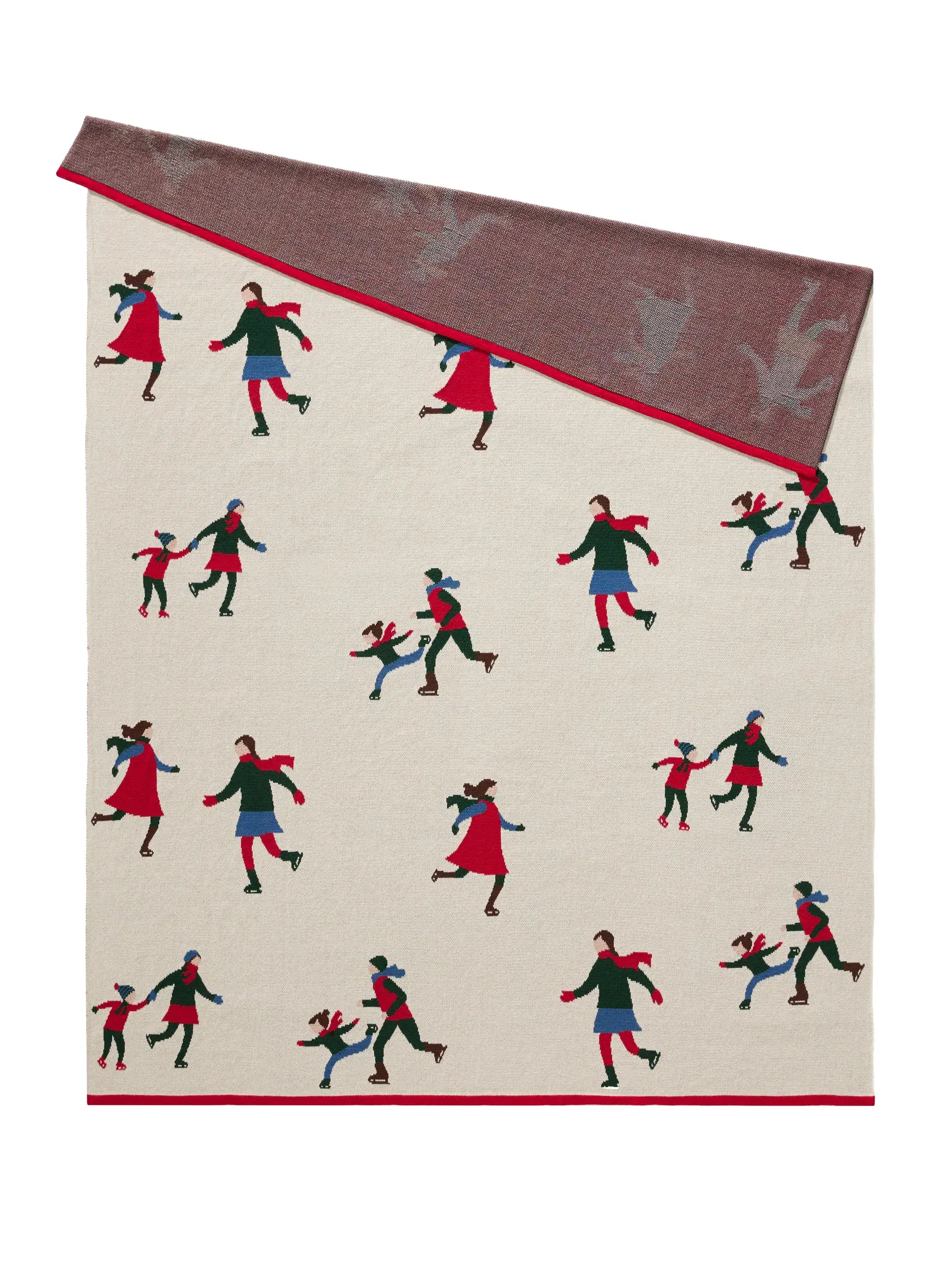Weihnachtsdecke Joyful Cream von benuta