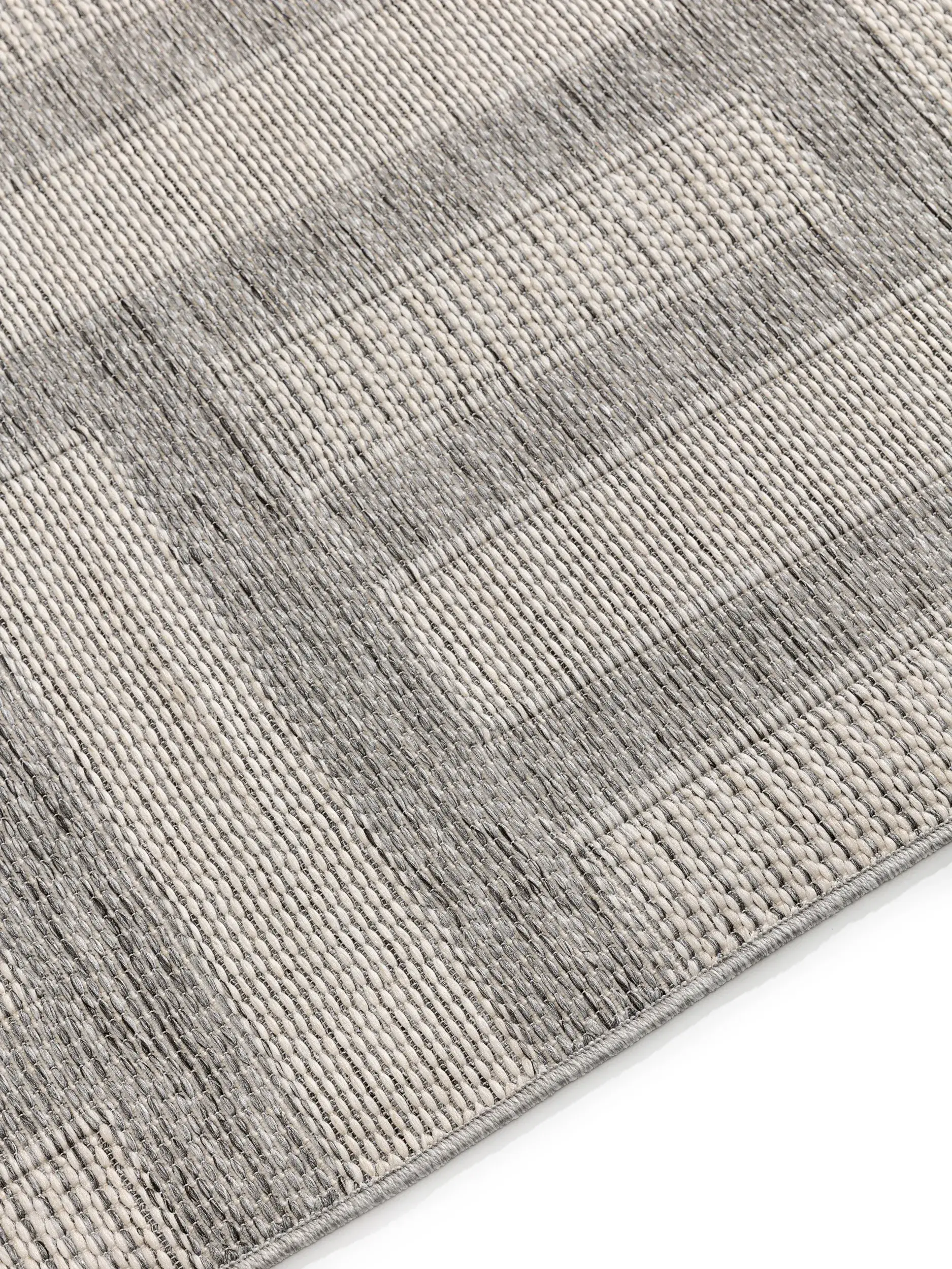 Rug made of 100% Polypropylen in Grey with a 100% Polypropylen high pile by benuta Nest