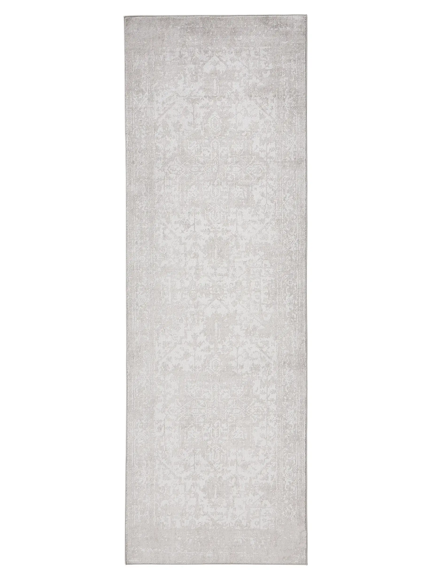 Rug made of 100% Polyester in Taupe with a 100% Polyester high pile by benuta Nest