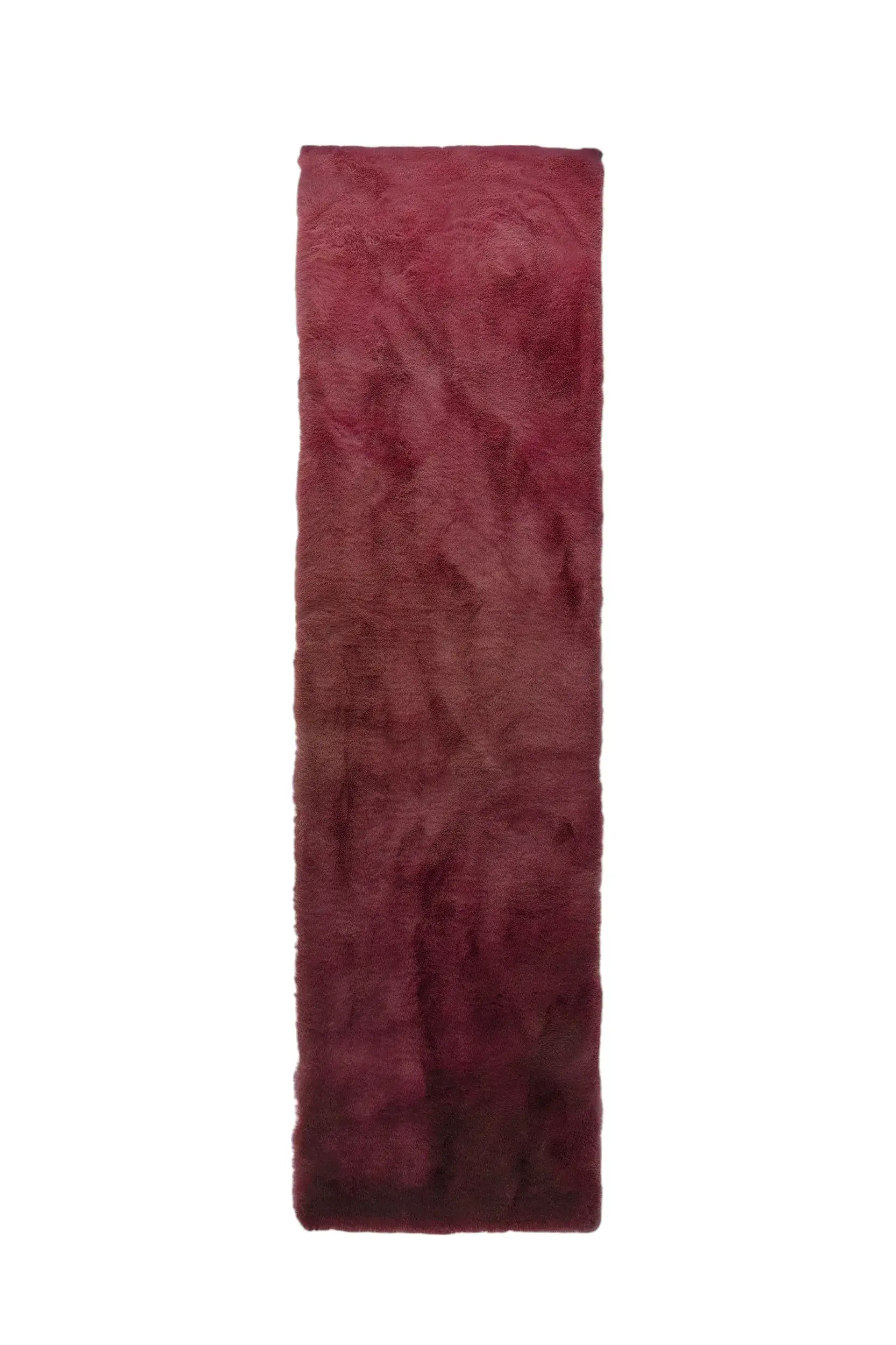 Tappeto di 100% Poliestere in Rosso con pelo alto 100% Poliestere da benuta Finest