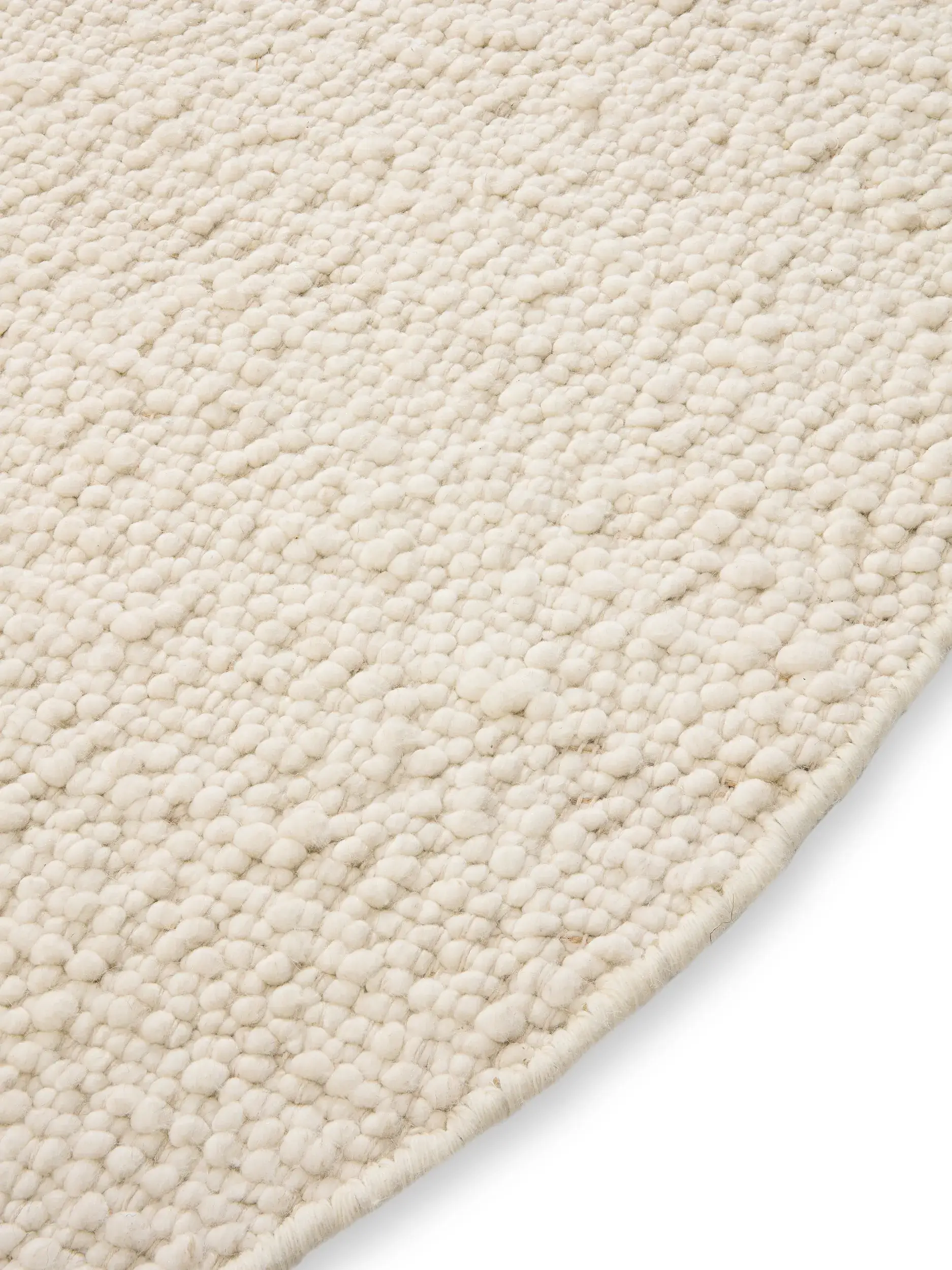 Dywan Patch z 70% Wełna, 15% Juta, 15% Bawełna w kolorze beżowy od benuta pure