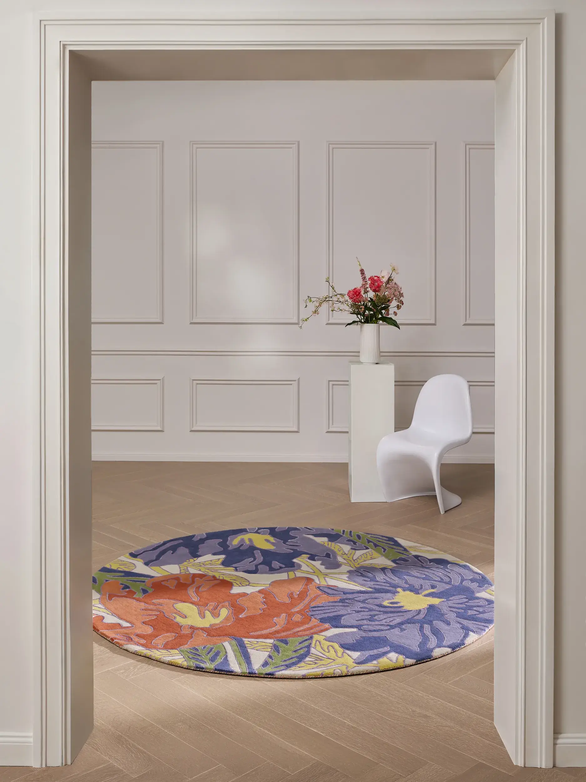 Tæppe Narciso af 80% Uld, 20% Lyocell (TENCEL™) i  fra benuta Finest