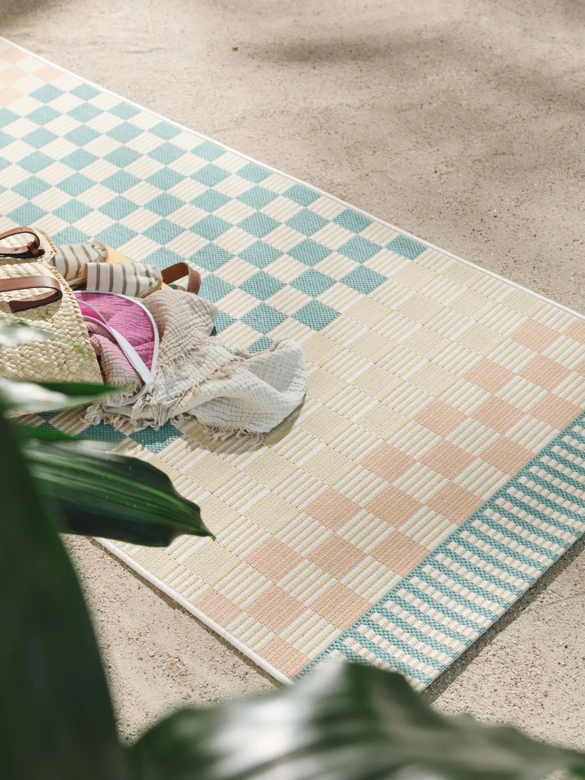 Teppich aus 100% Polypropylen in Multicolor mit 100% Polypropylen hohem Flor von benuta Pop