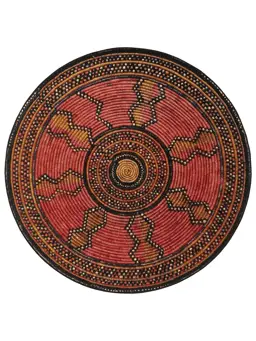 In- & Outdoor-Teppich rund Artis Rot