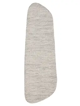 Wollteppich Läufer Rocco Beige/Schwarz