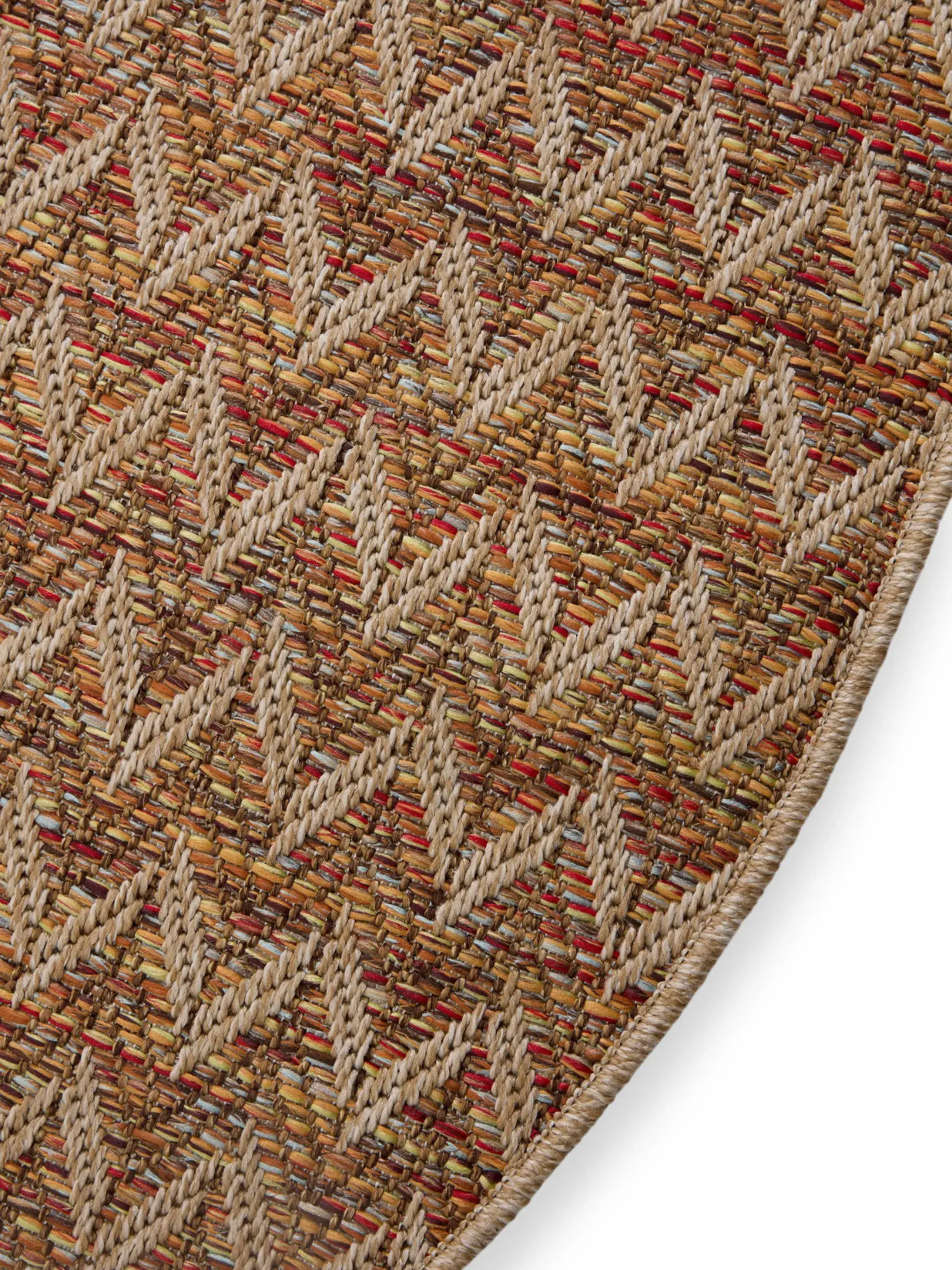 Rug made of 100% Polypropylen in Beige with a 100% Polypropylen high pile by benuta Nest