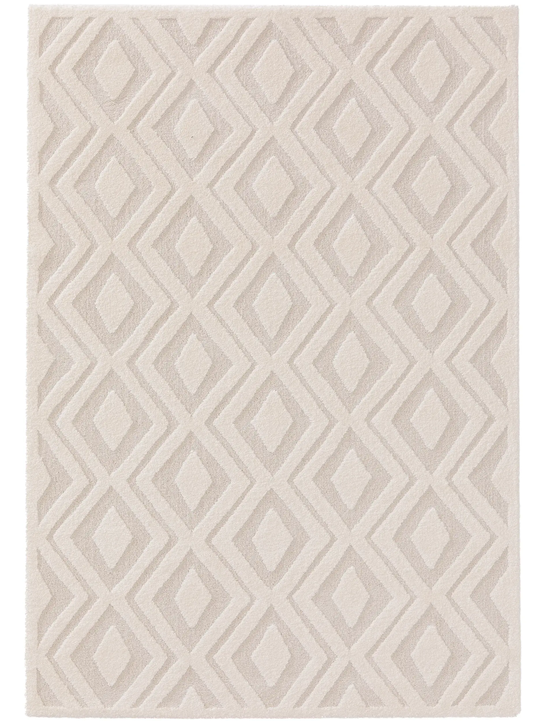 Alfombra Eve Crema/Beige de 