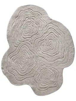 Waschbarer Teppich Pam Grau