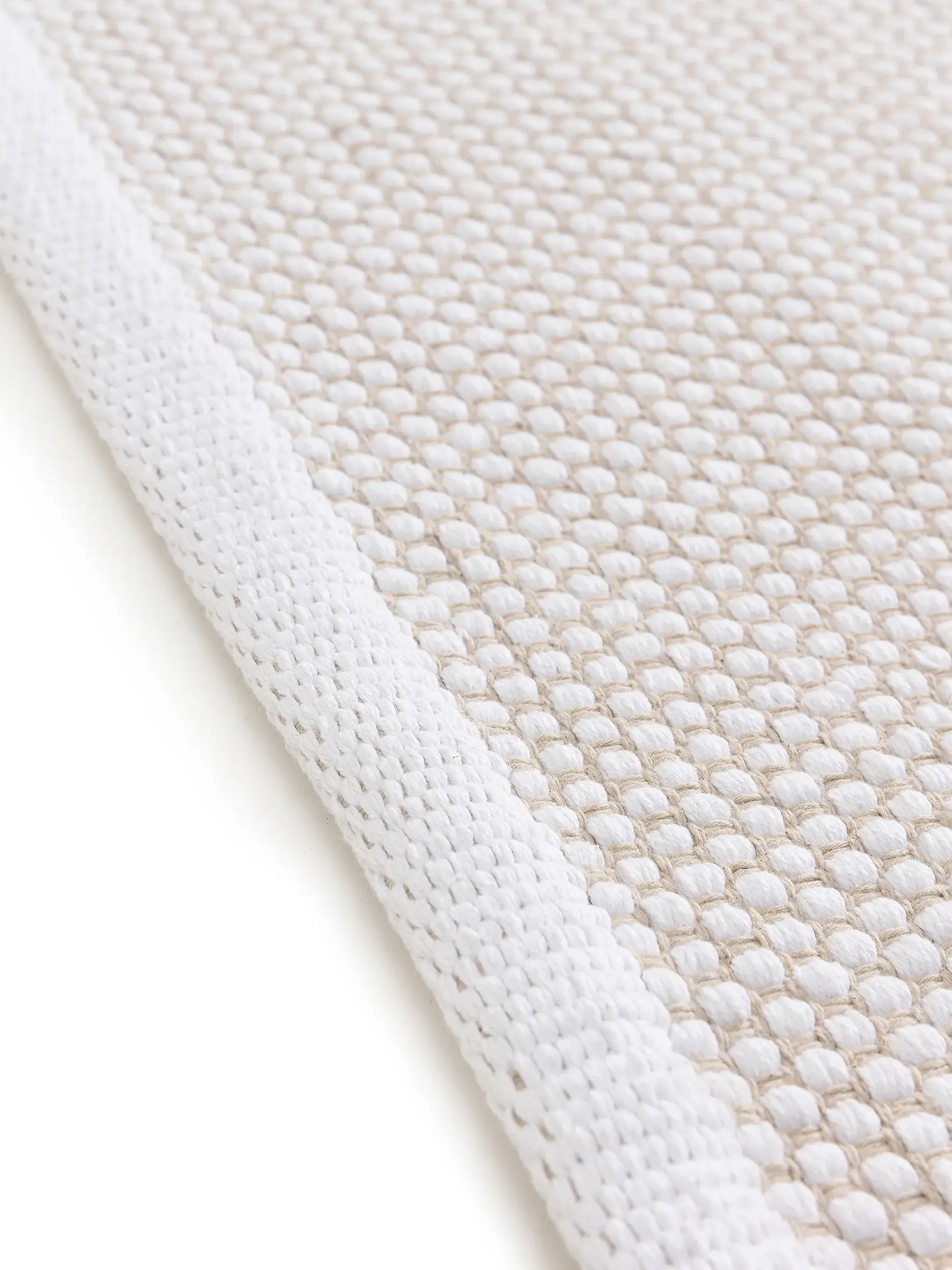 Teppich Ron aus 100% Cotton in Beige von benuta Basic