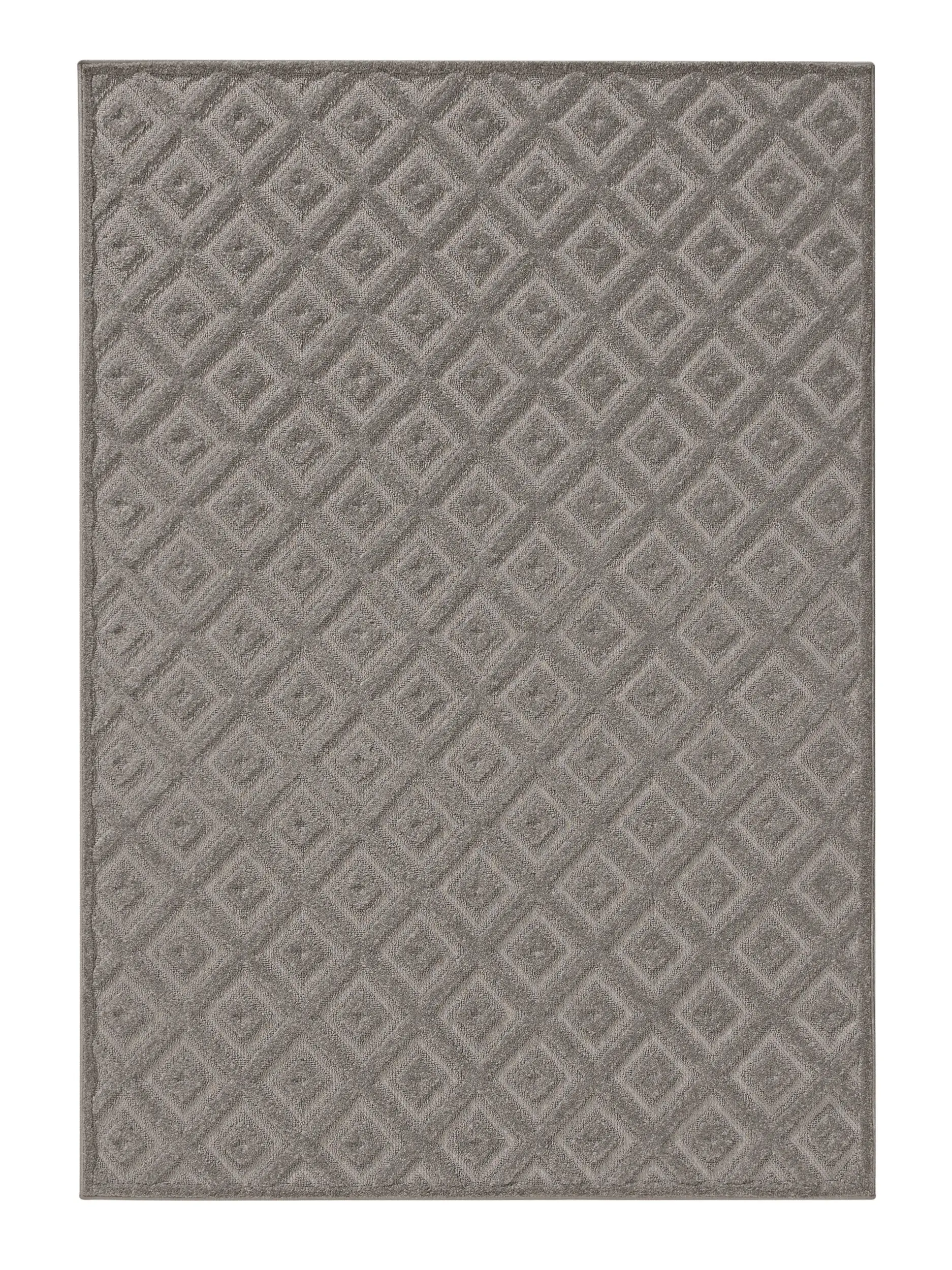Matto 100% Polypropylena värissä Grau 100% Polypropylen korkealla nukalla merkiltä benuta Basic