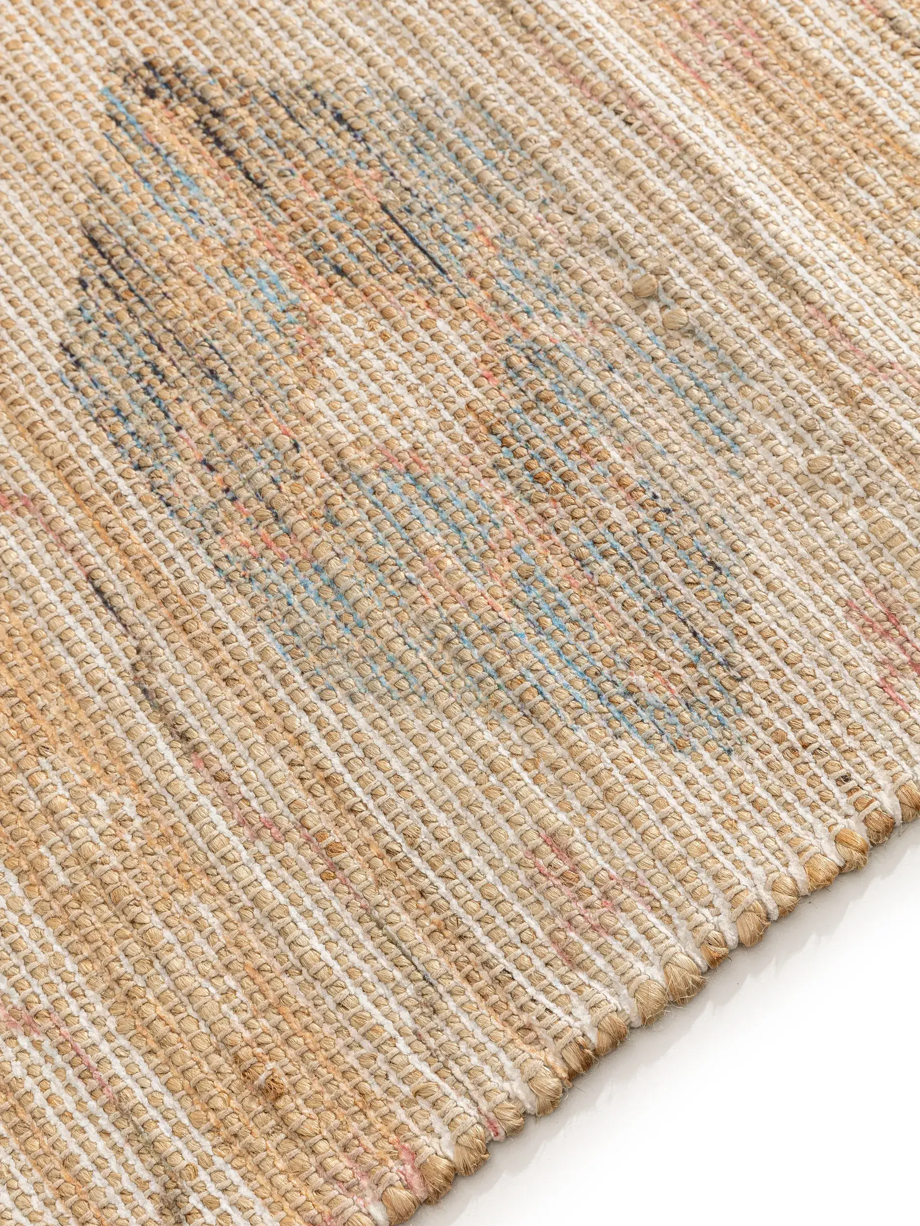 Tapete de 68% Jute, 20% Polyester, 12% Baumwolle em Multicolor com pelo de 68% Jute, 20% Polyester, 12% Baumwolle de altura da benuta Pop