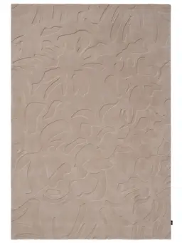 Tapis en laine Fiore Taupe